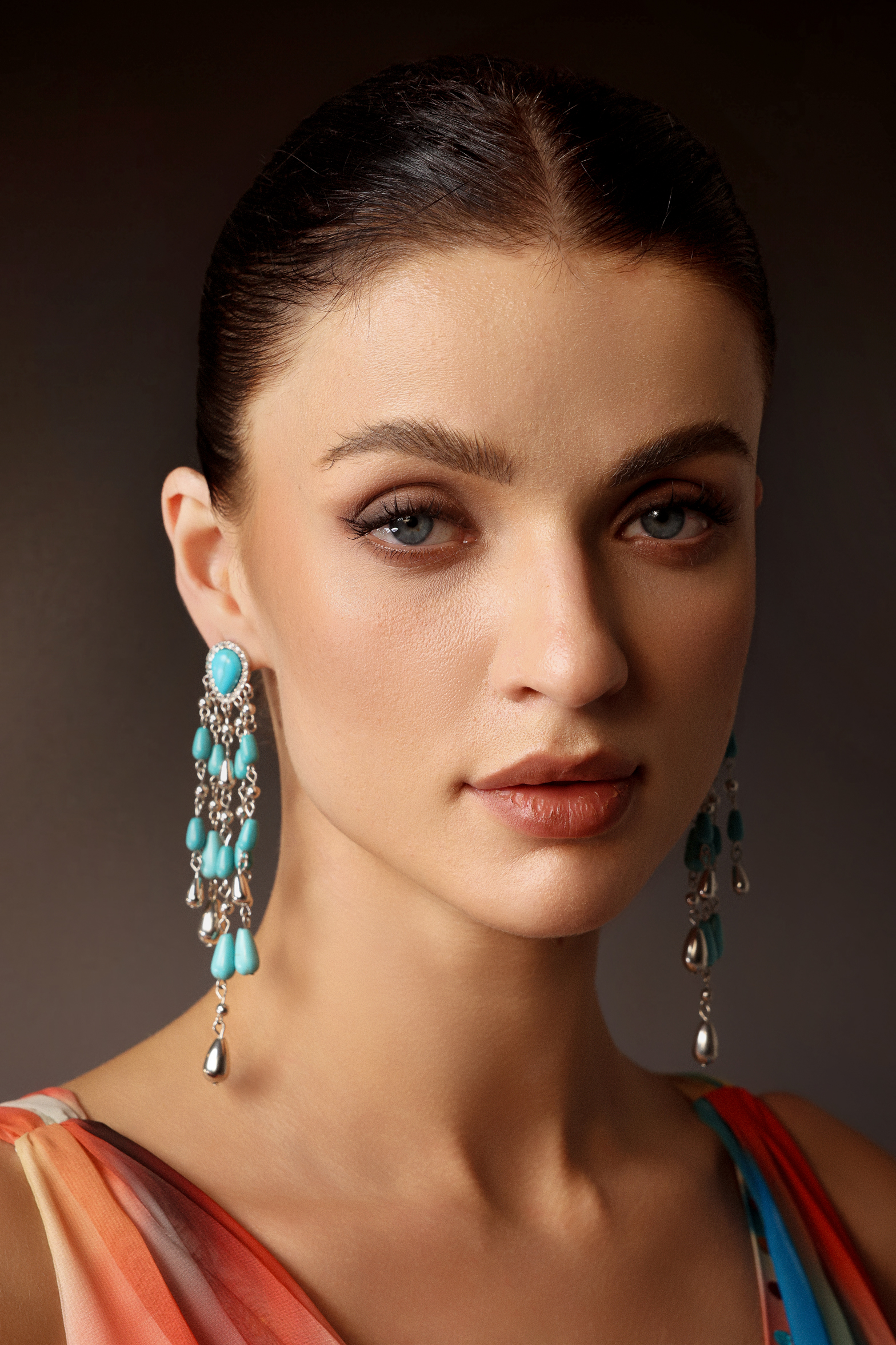 Racaco Ellipse Tassels Earrings