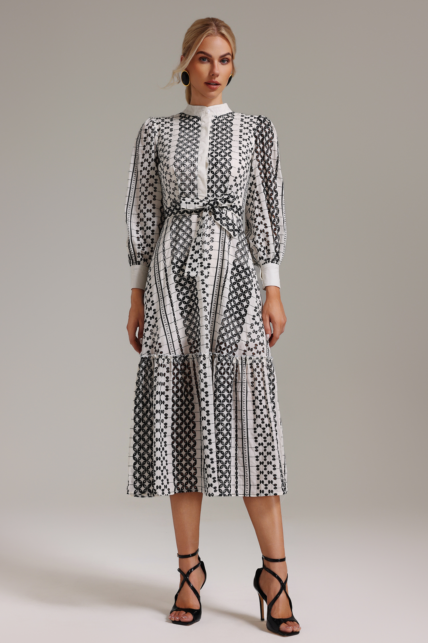 Tersaa Crochet Embroidery Dress