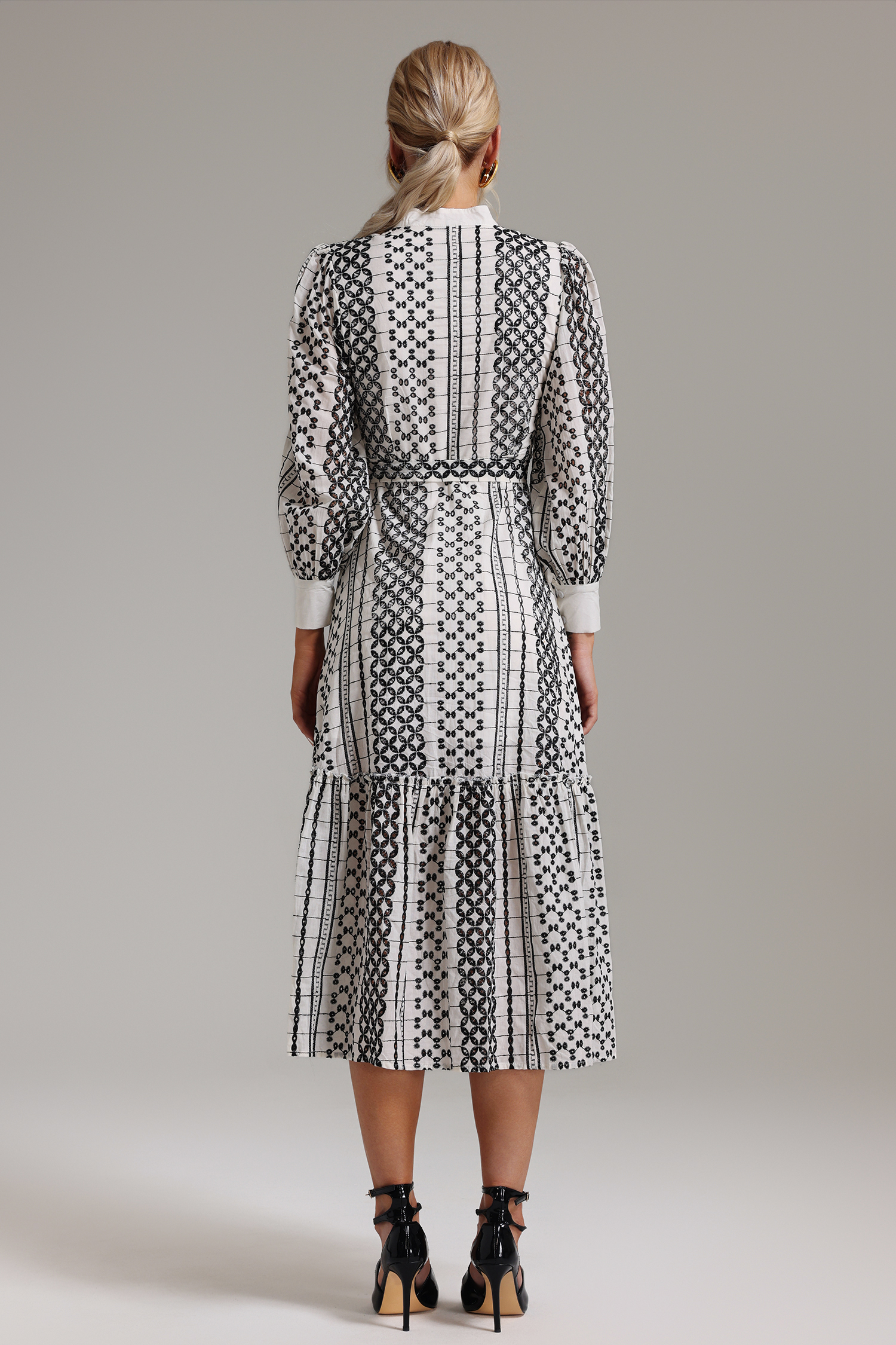Tersaa Crochet Embroidery Dress