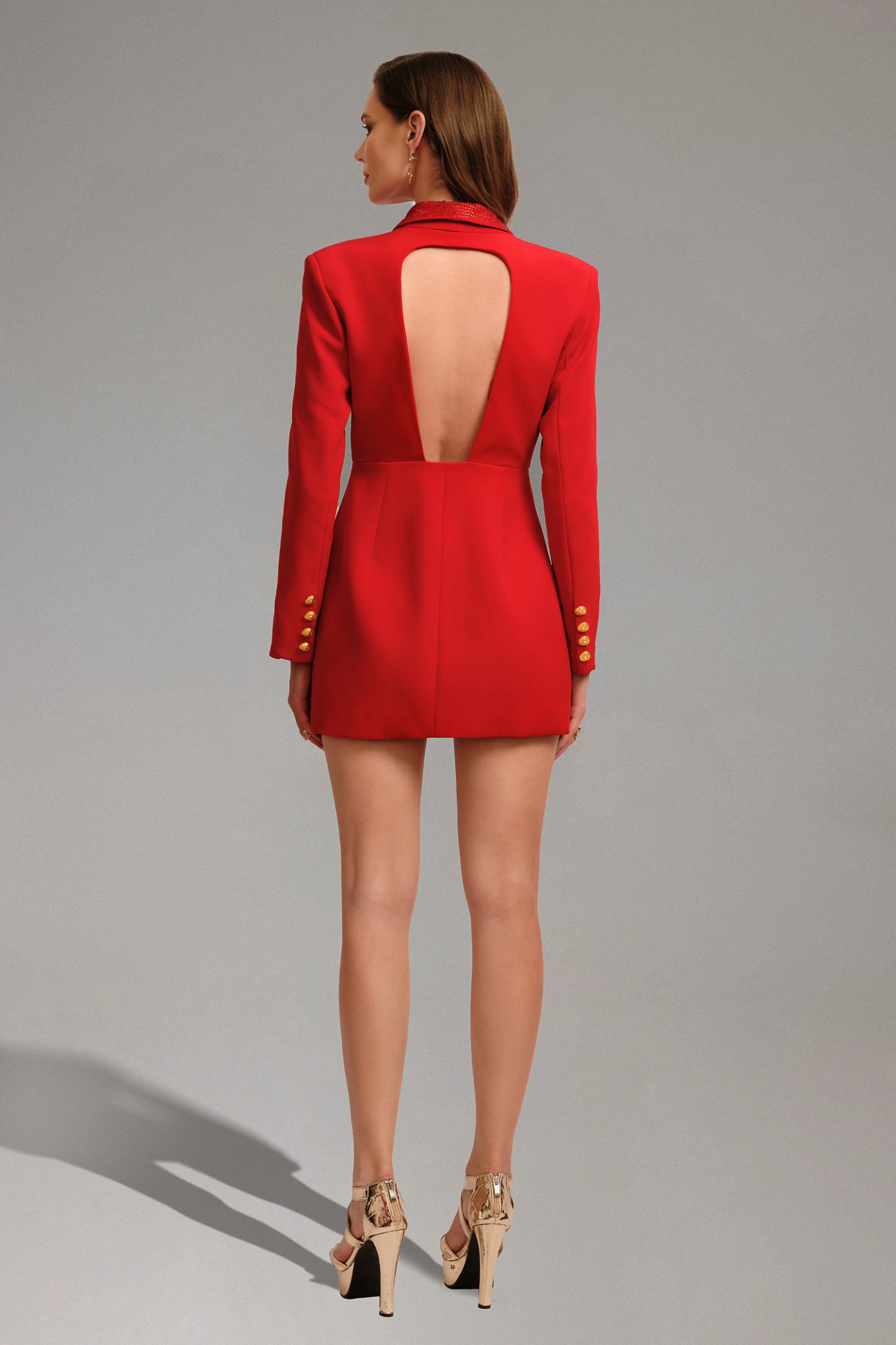 Tanria Diamond V-neck Mini Dress