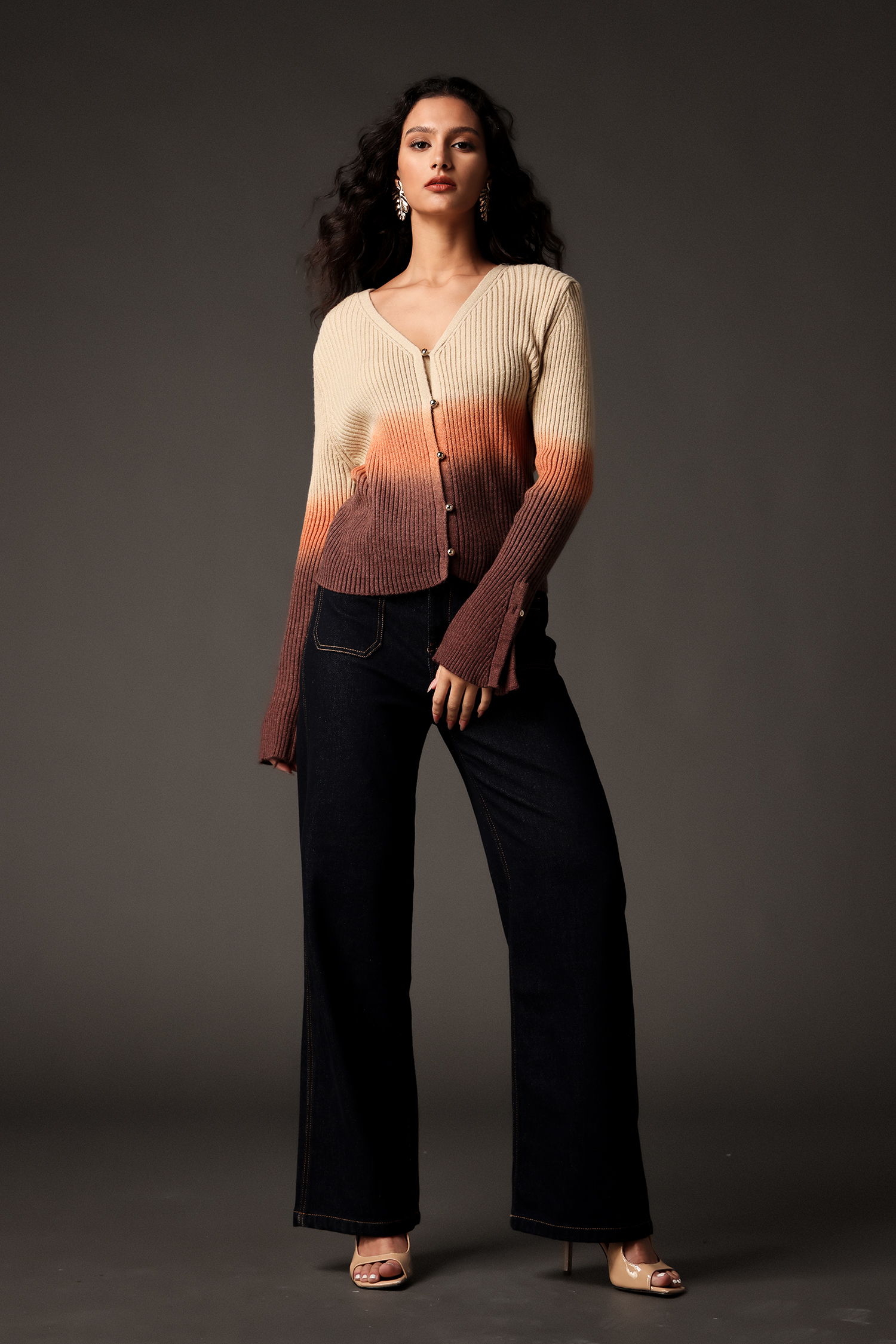 Whitley Long Sleeves V-Neck Jacket