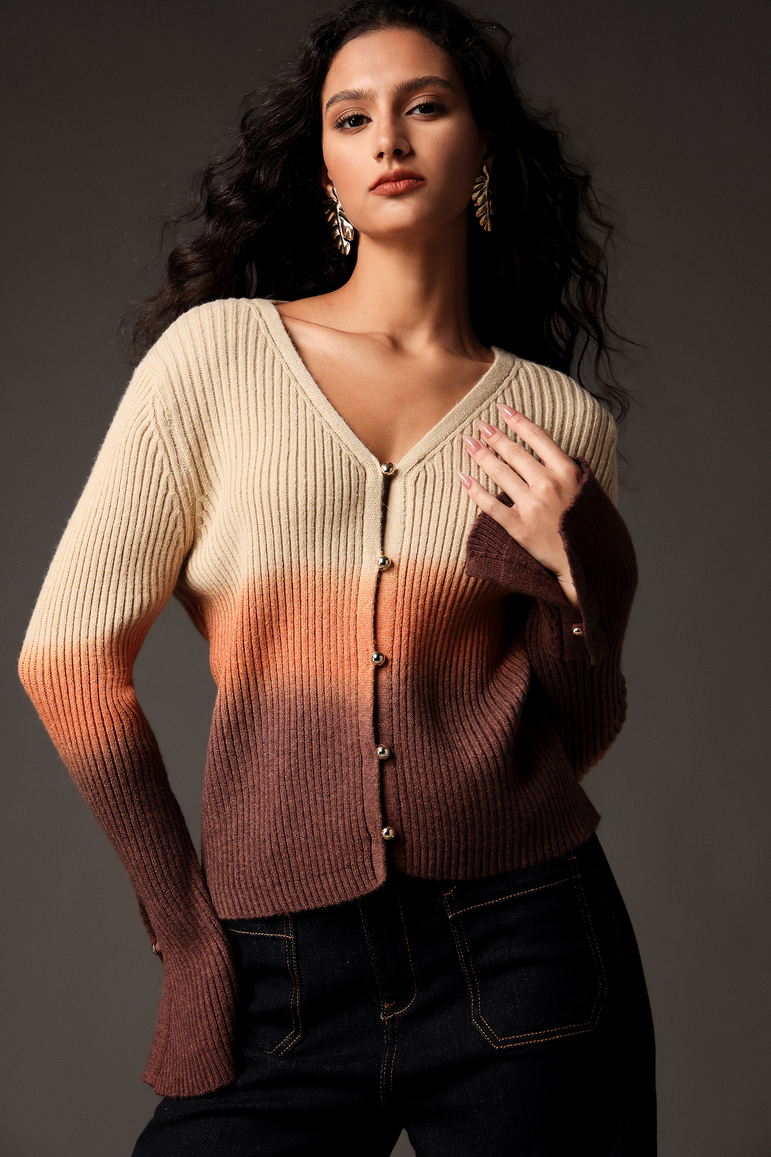 Whitley Long Sleeves V-Neck Jacket