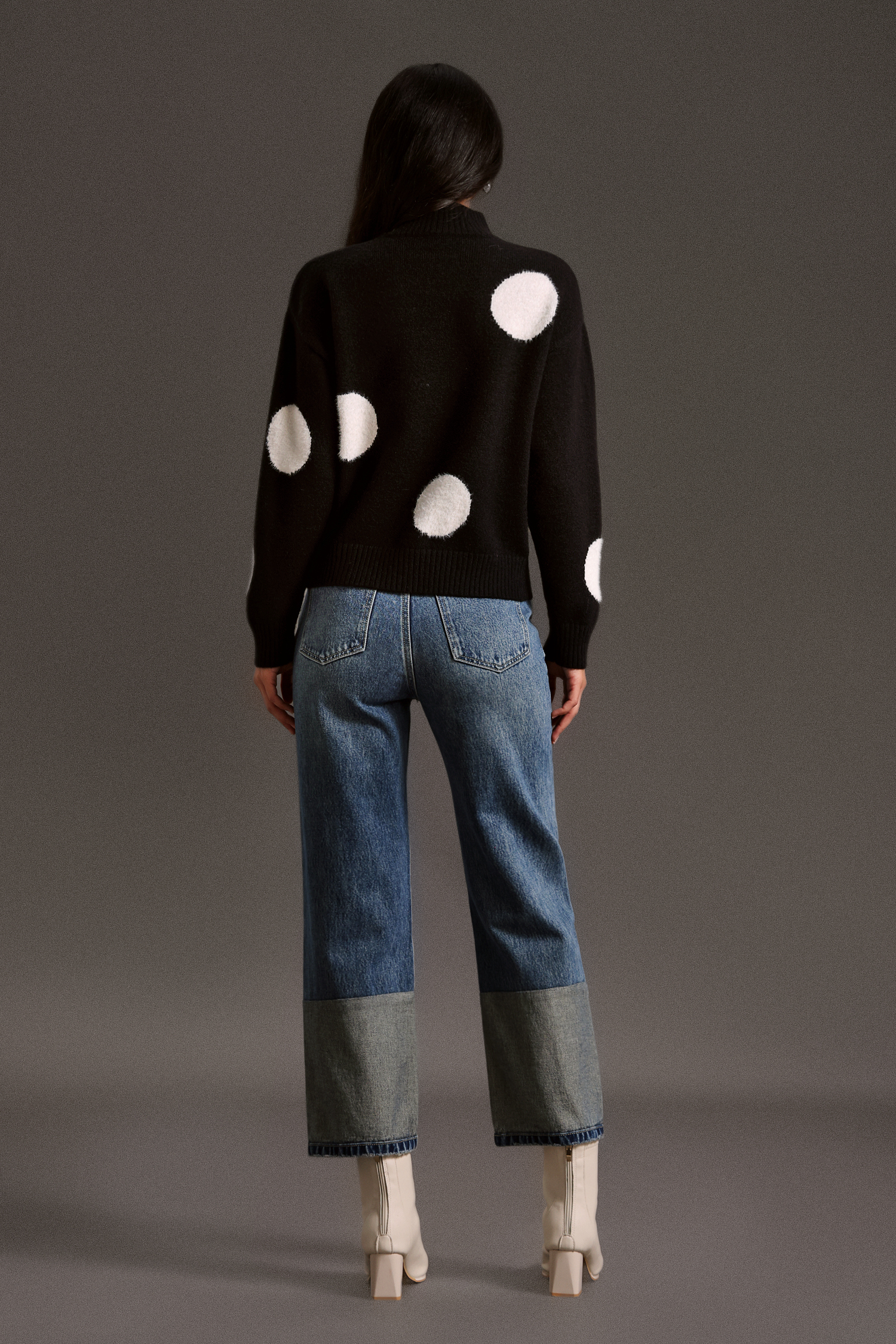Omi High Neck Long Sleeves Top