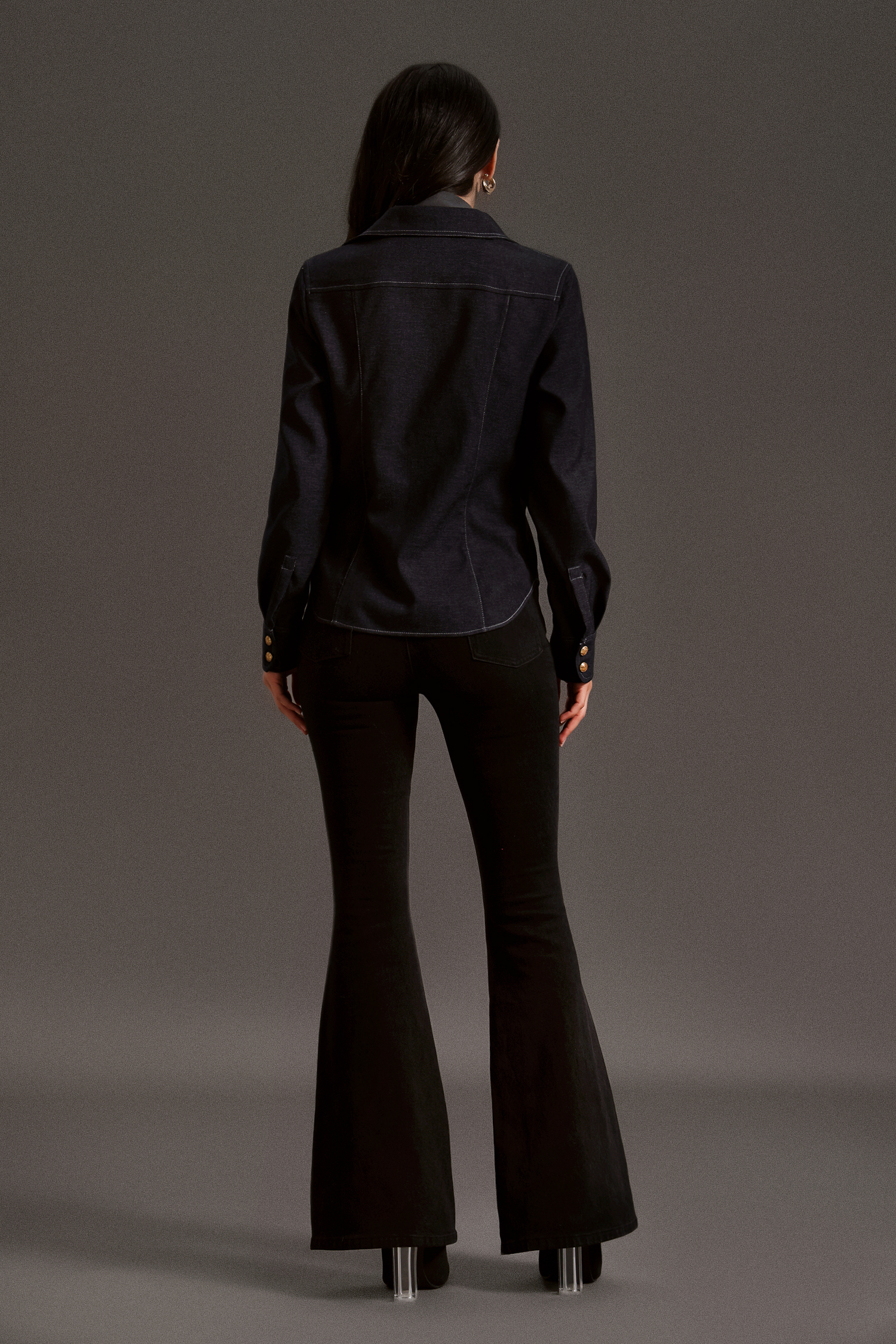 Shaylah Polo Neck Long Sleeves Blouse