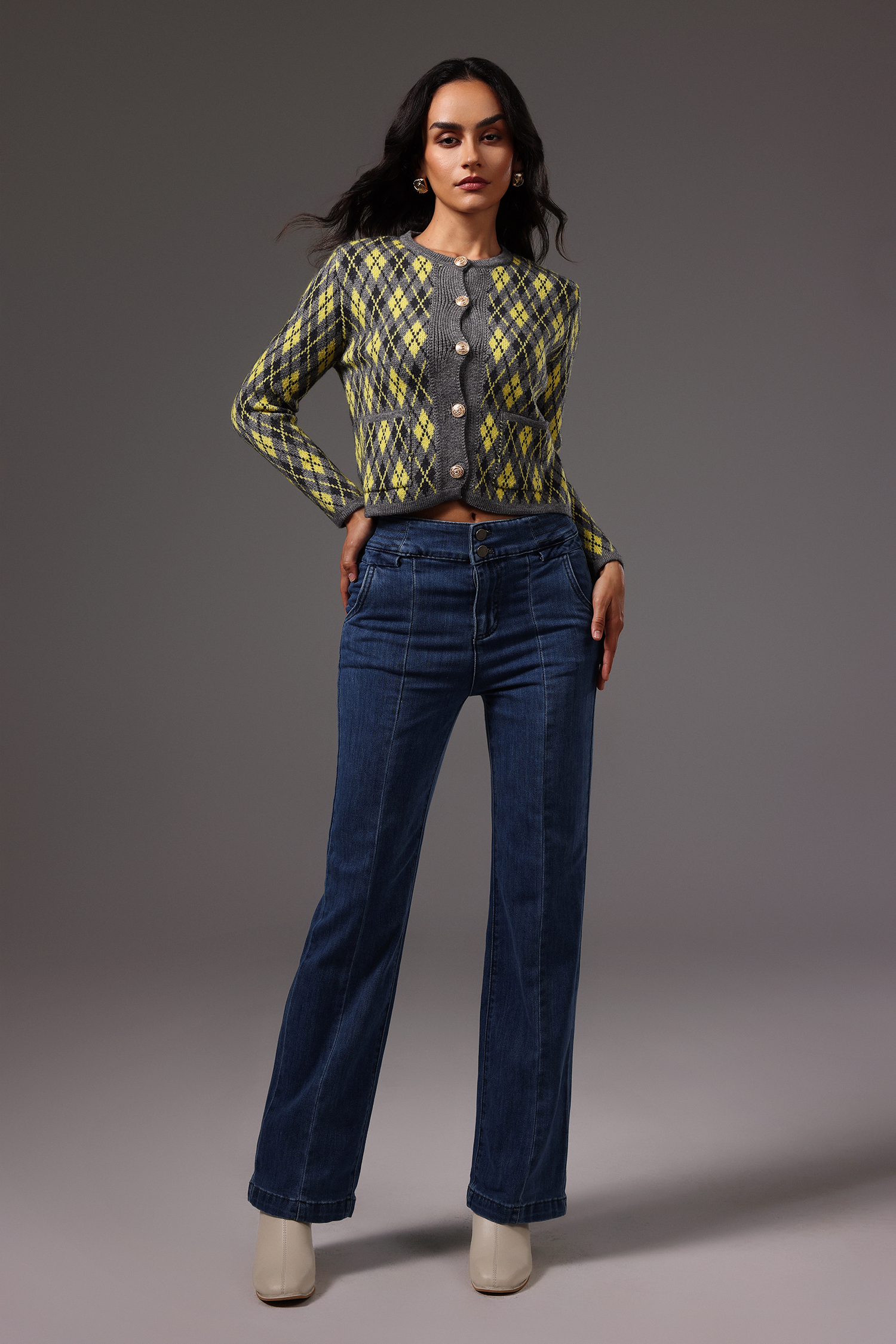 Uiala Round Neck Long Sleeves Sweater