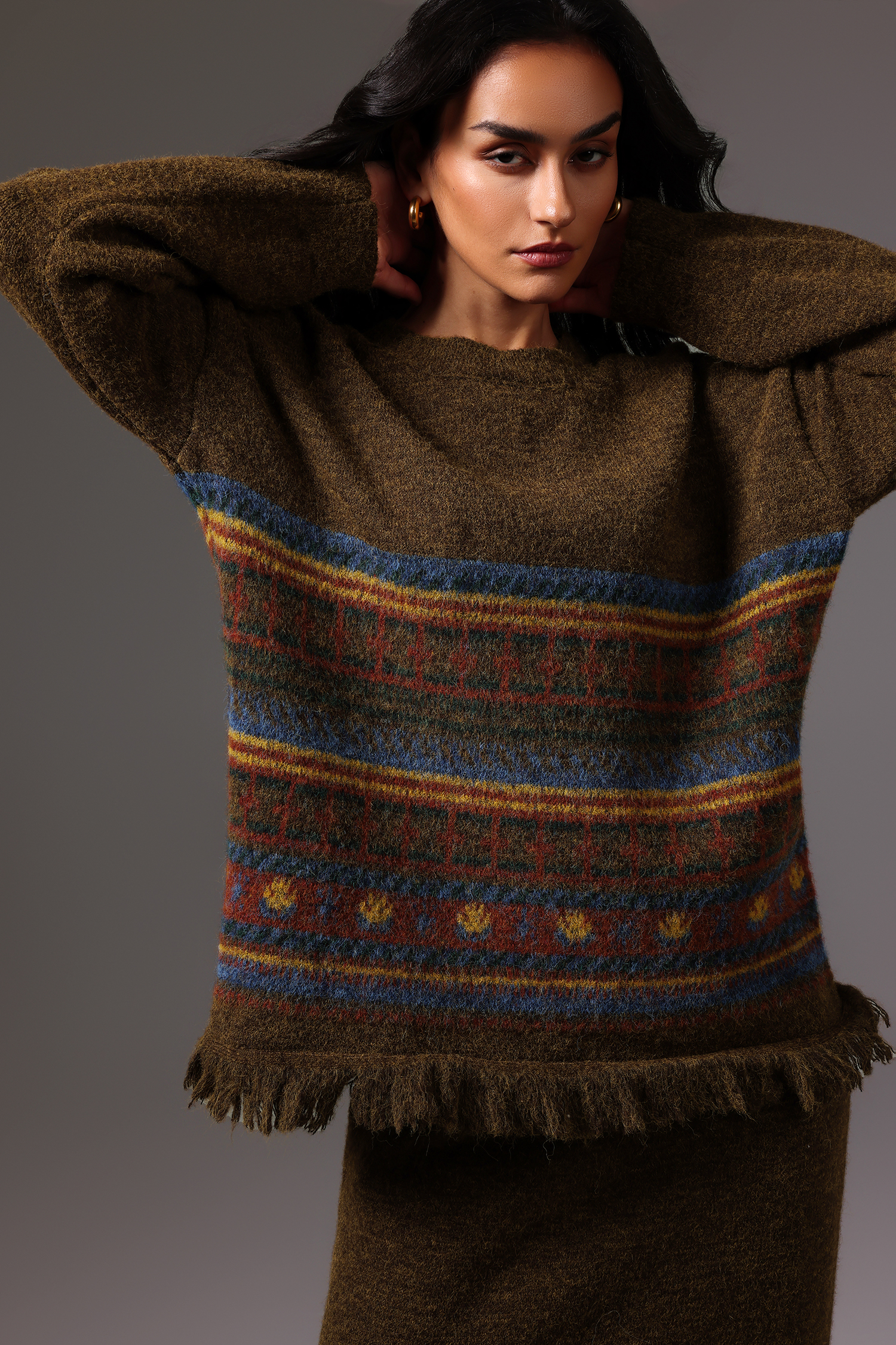 Mafalda  Round Neck  Long Sleeves Two-Piece
