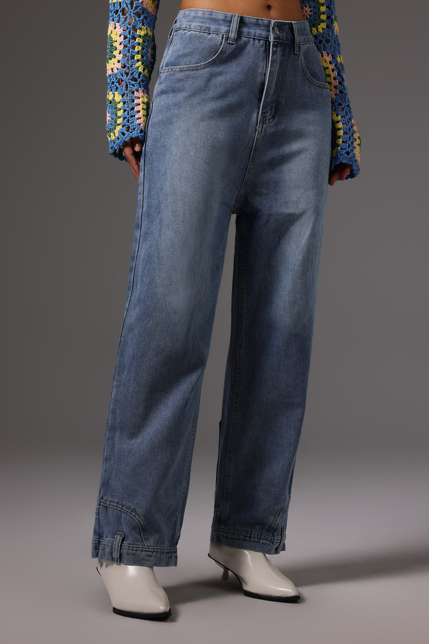 Hazel Inversion Maxi Denim Pants