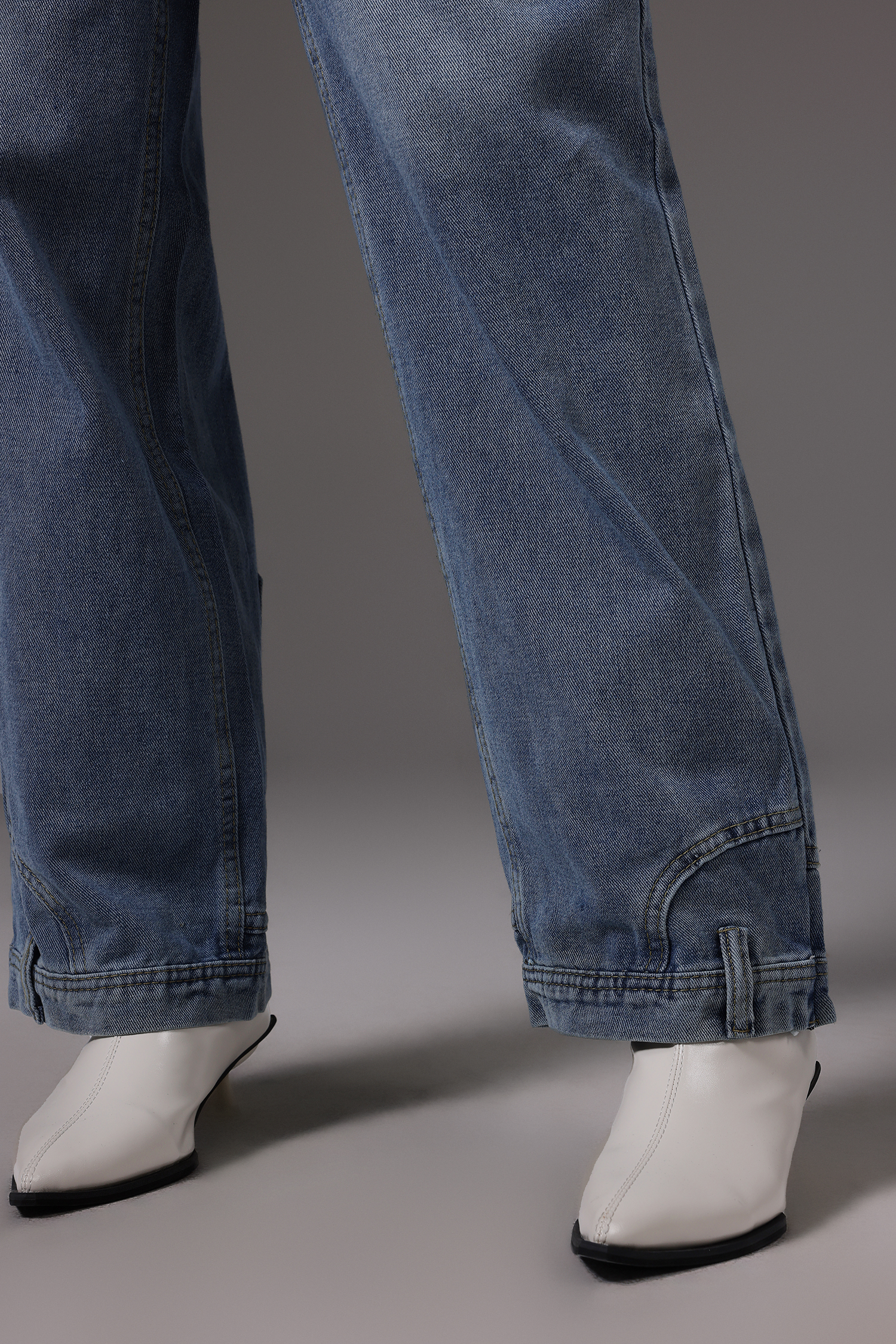 Hazel Inversion Maxi Denim Pants