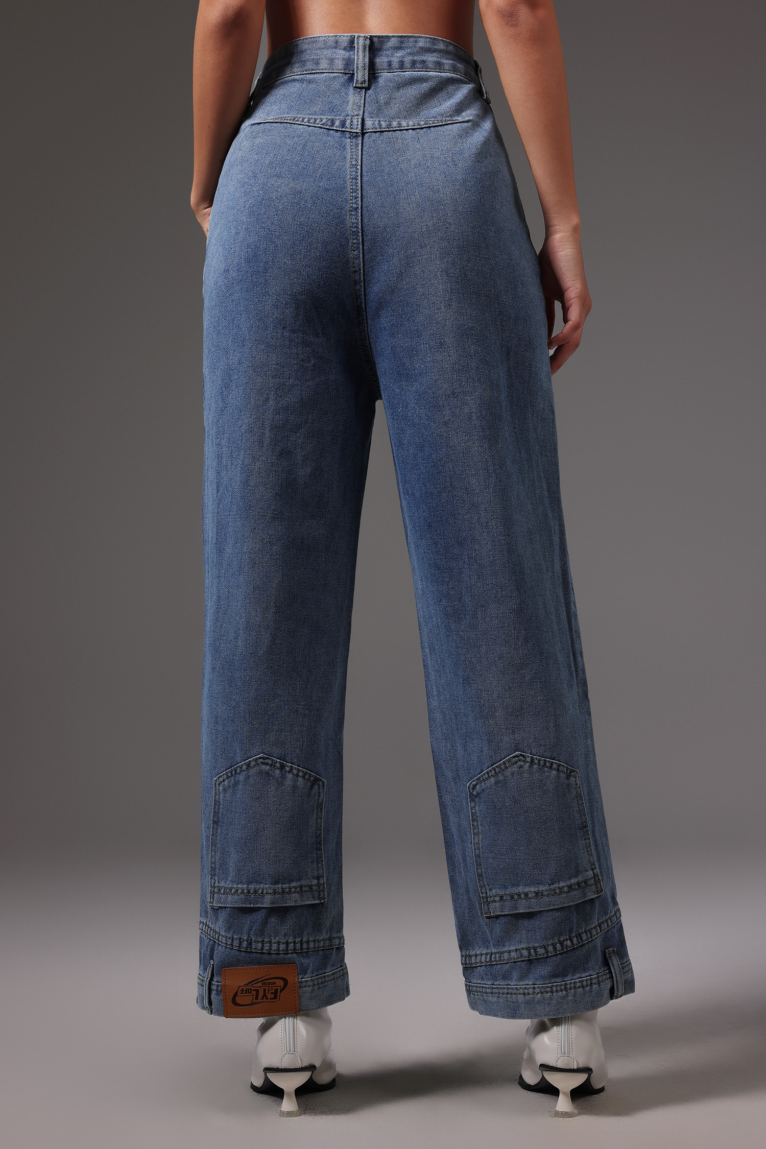 Hazel Inversion Maxi Denim Pants