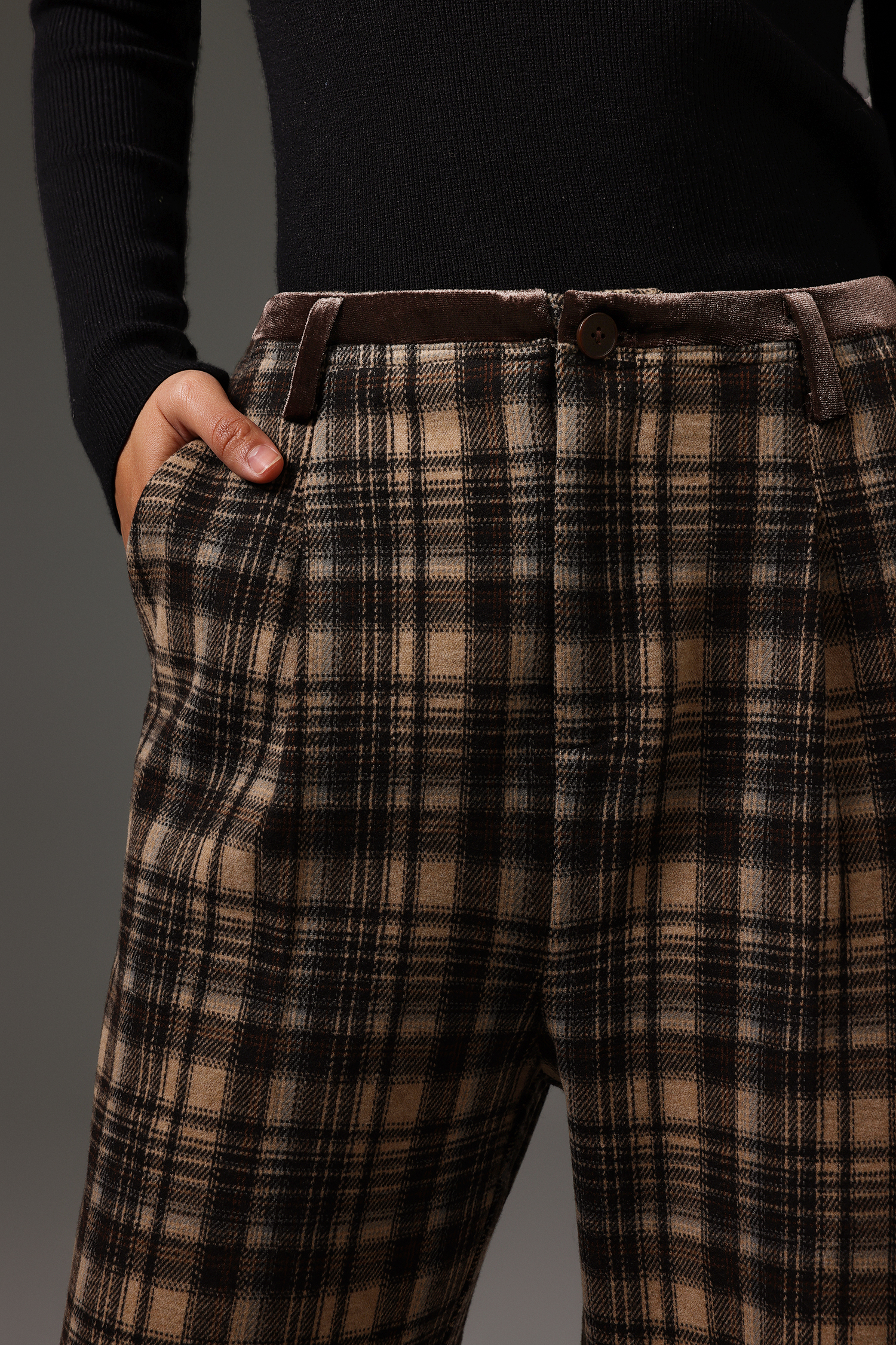 Ninao Tartan Maxi Pants