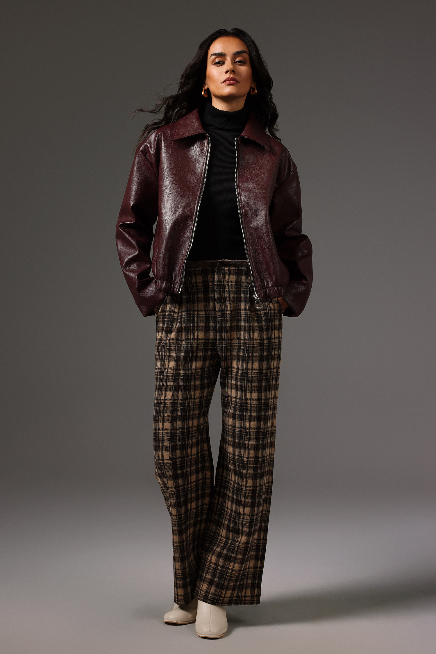 Ninao Tartan Maxi Pants