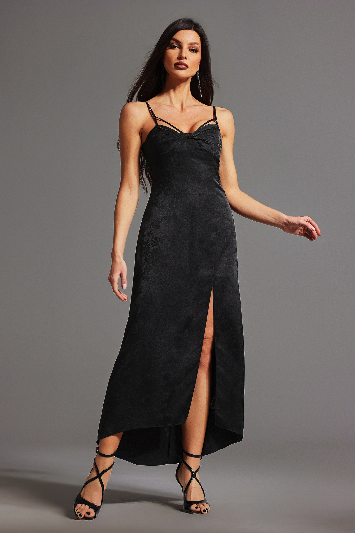 Slaia Sleeveless Midi Dress