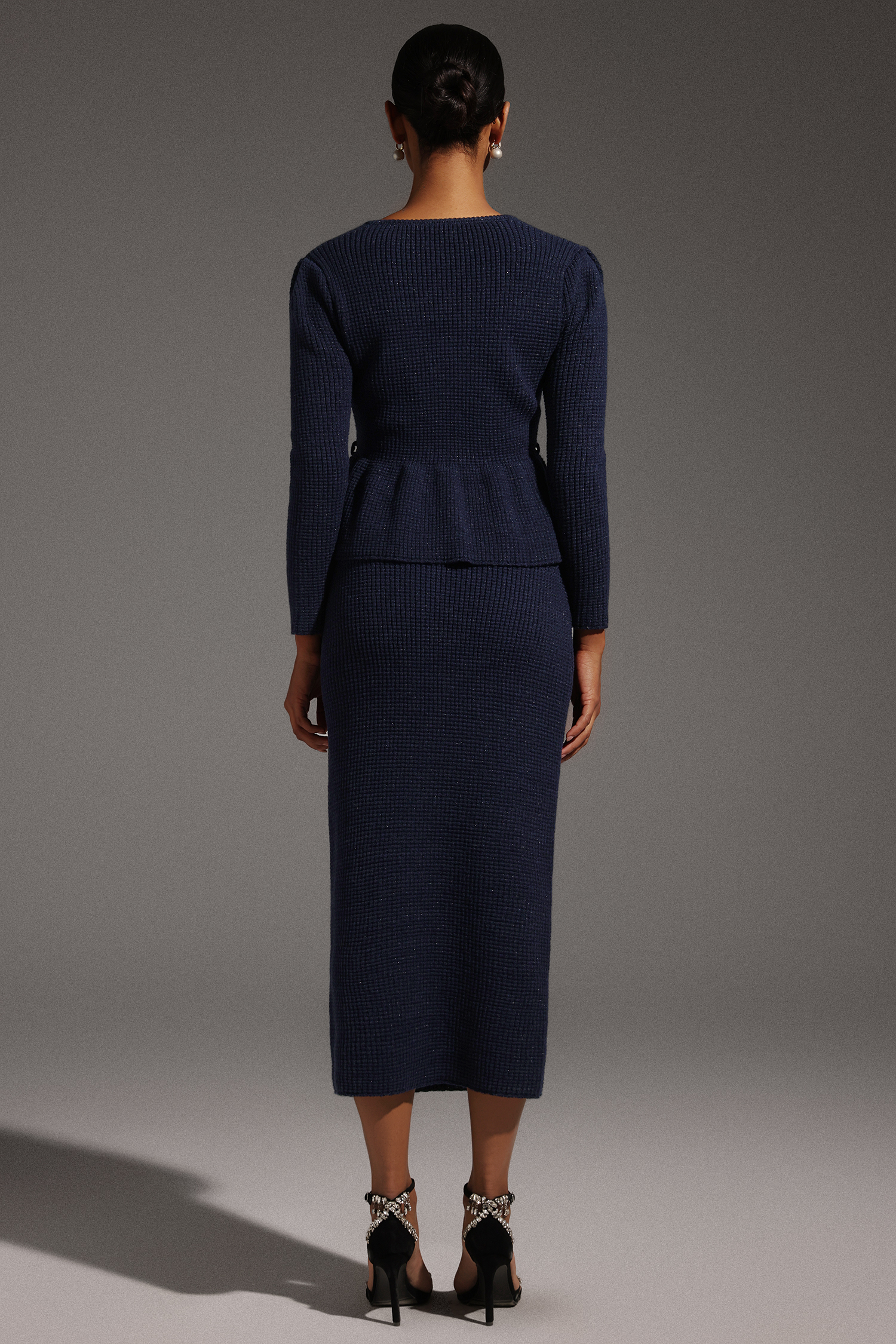 Hayden Square Collar Fishtail Maxi Dress