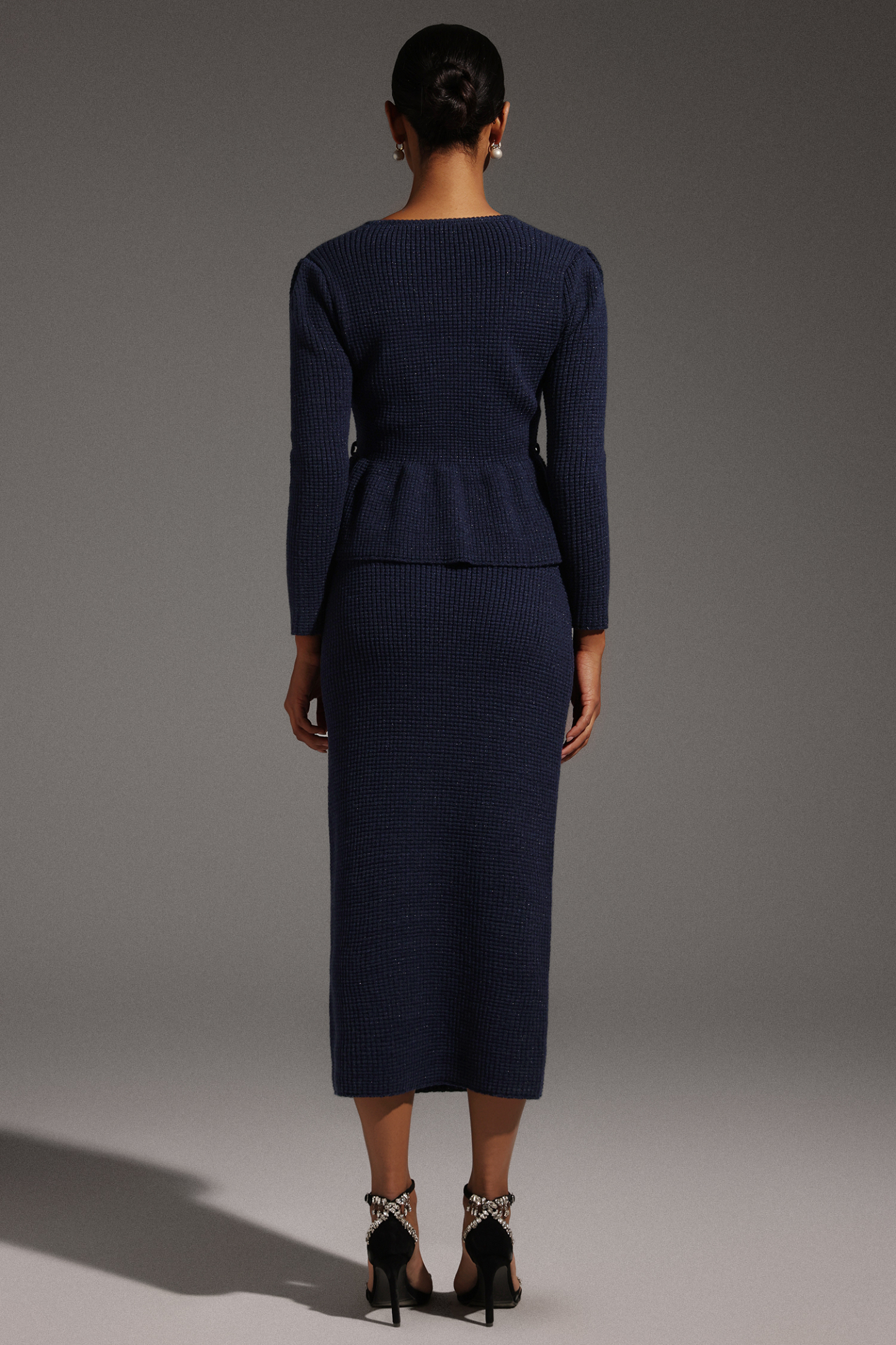 Hayden Square Collar Fishtail Maxi Dress