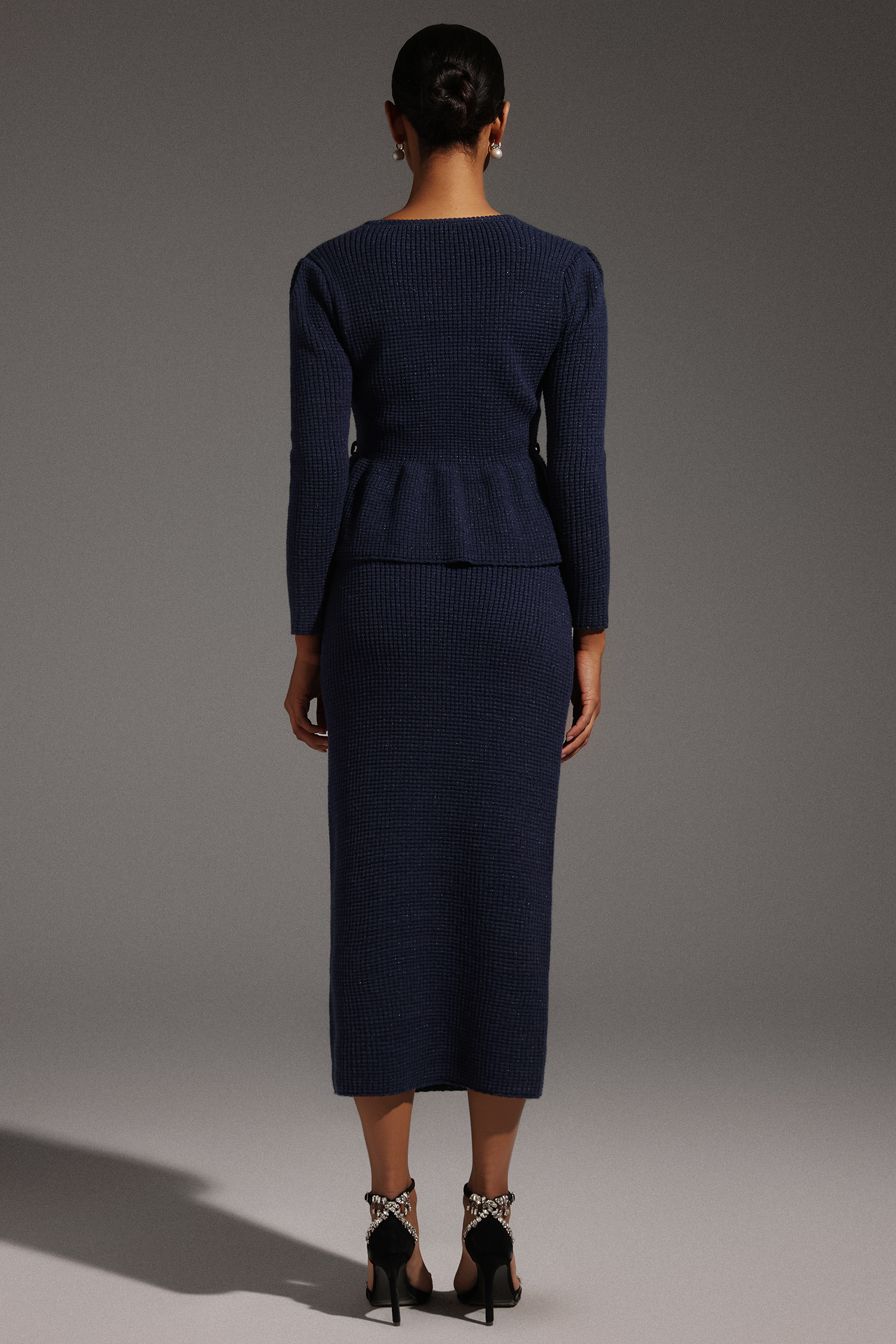 Hayden Square Collar Fishtail Maxi Dress