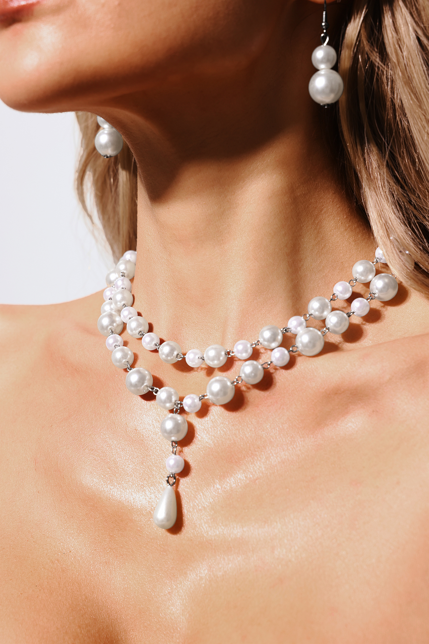 Kori Double-Deck  Pearl Pendant