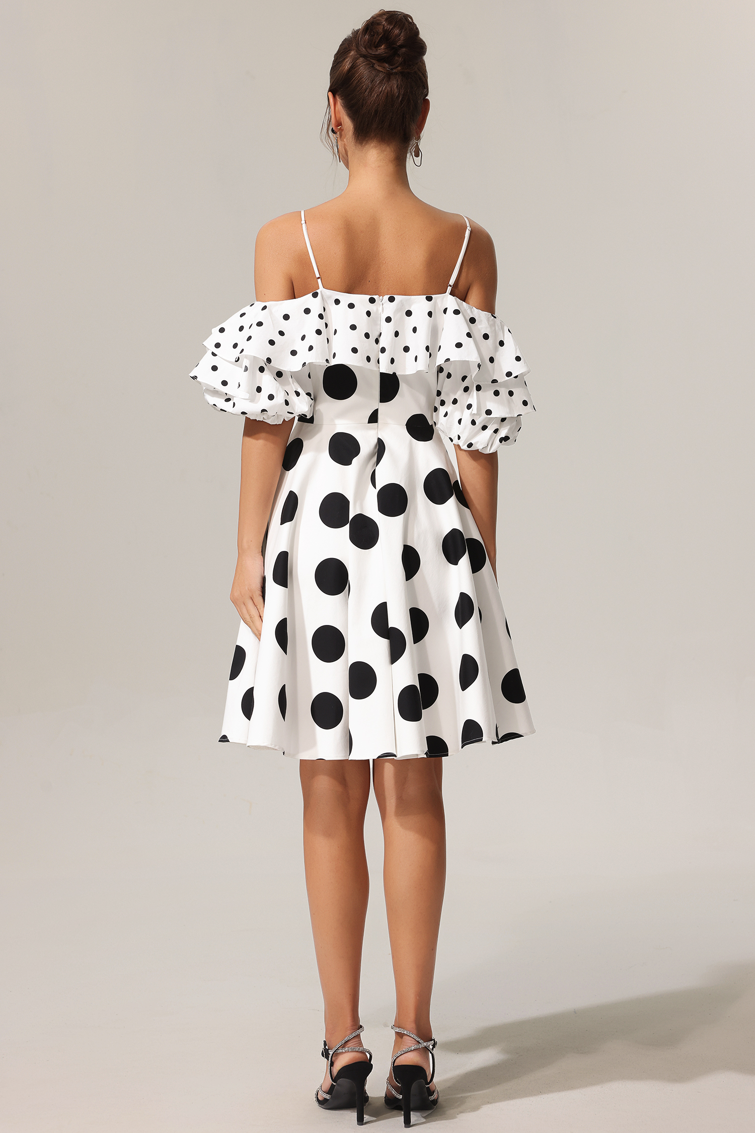 Dolcie Wave Point Flounce Mini Dress