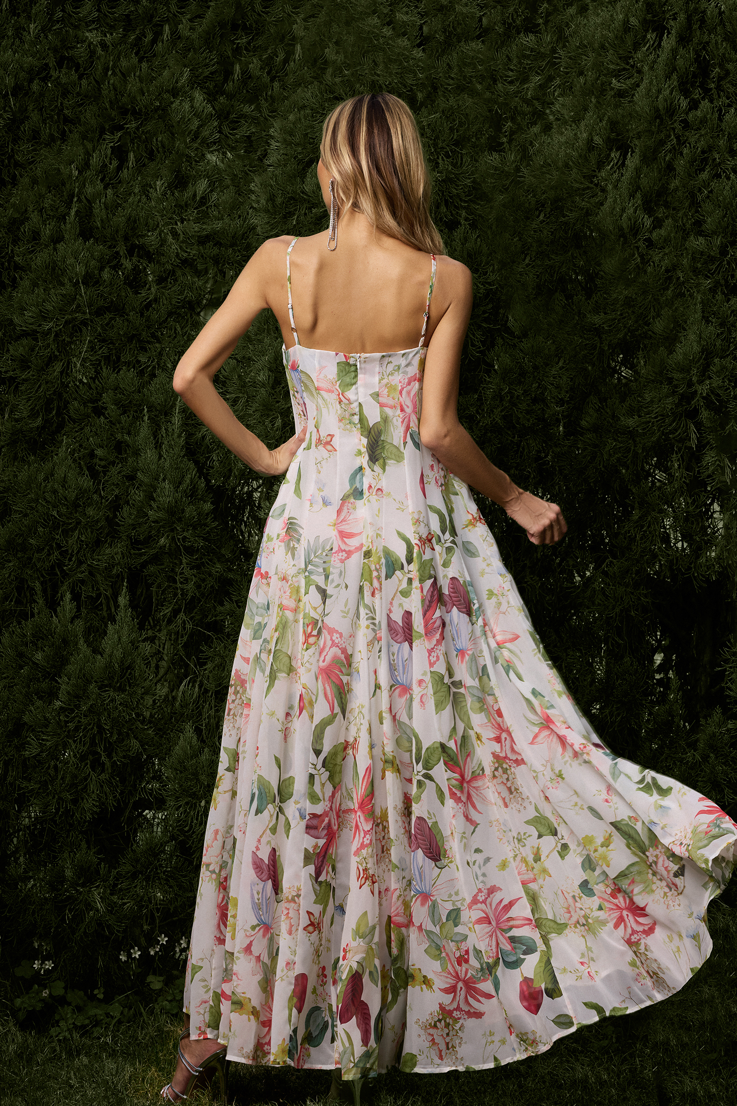 Zoey Sleeveless Printing Maxi Dress