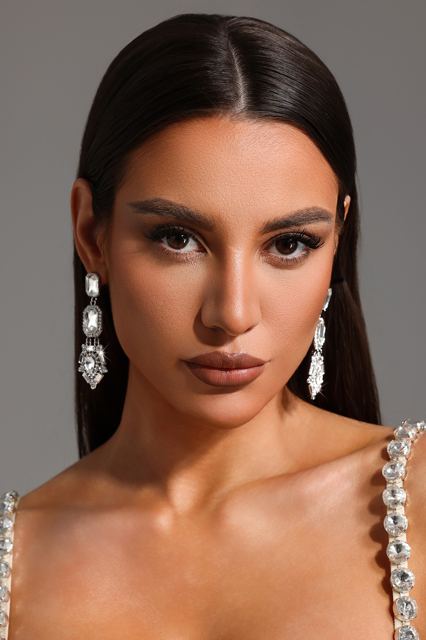 Lyla Diamond Square Maxi Earrings