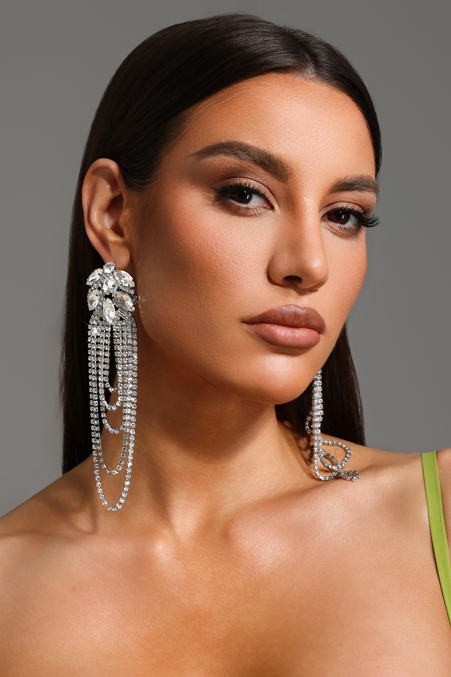 Glenora Diamond Tassels Earrings