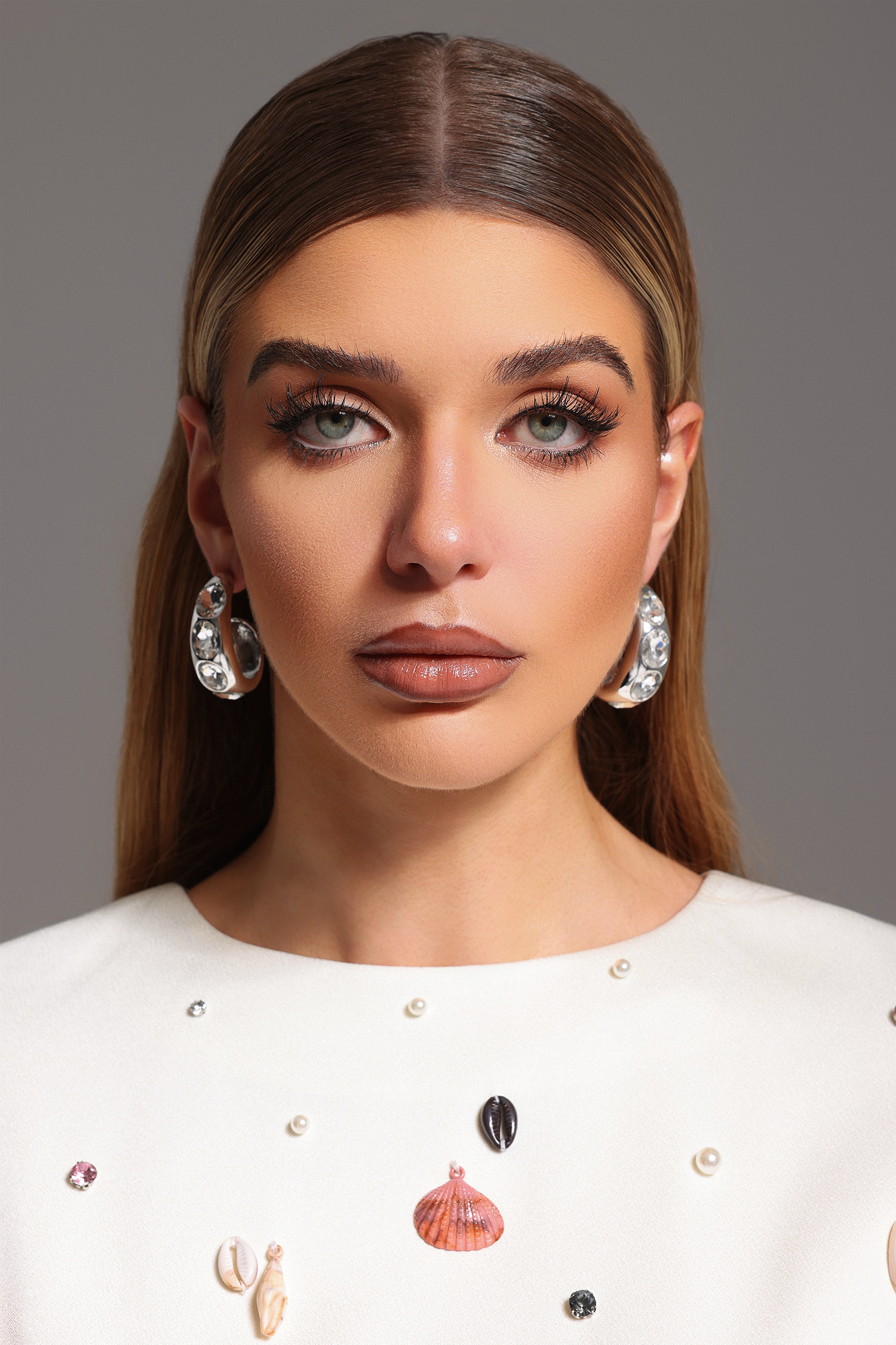Tatum Diamond Ellipse Earrings