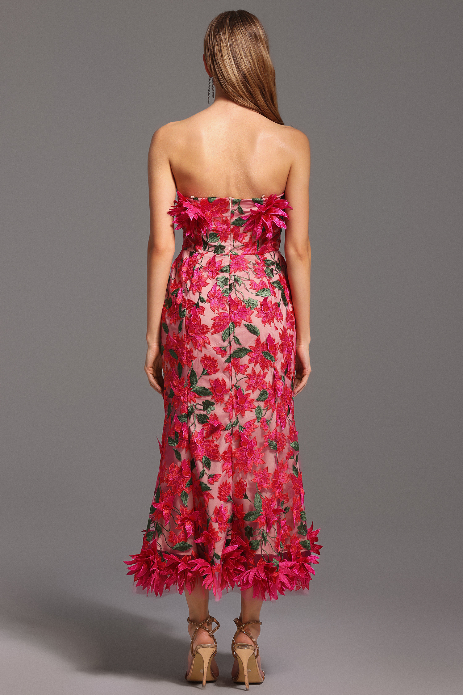 Weirdo Sleeveless Flowers Maxi Dress