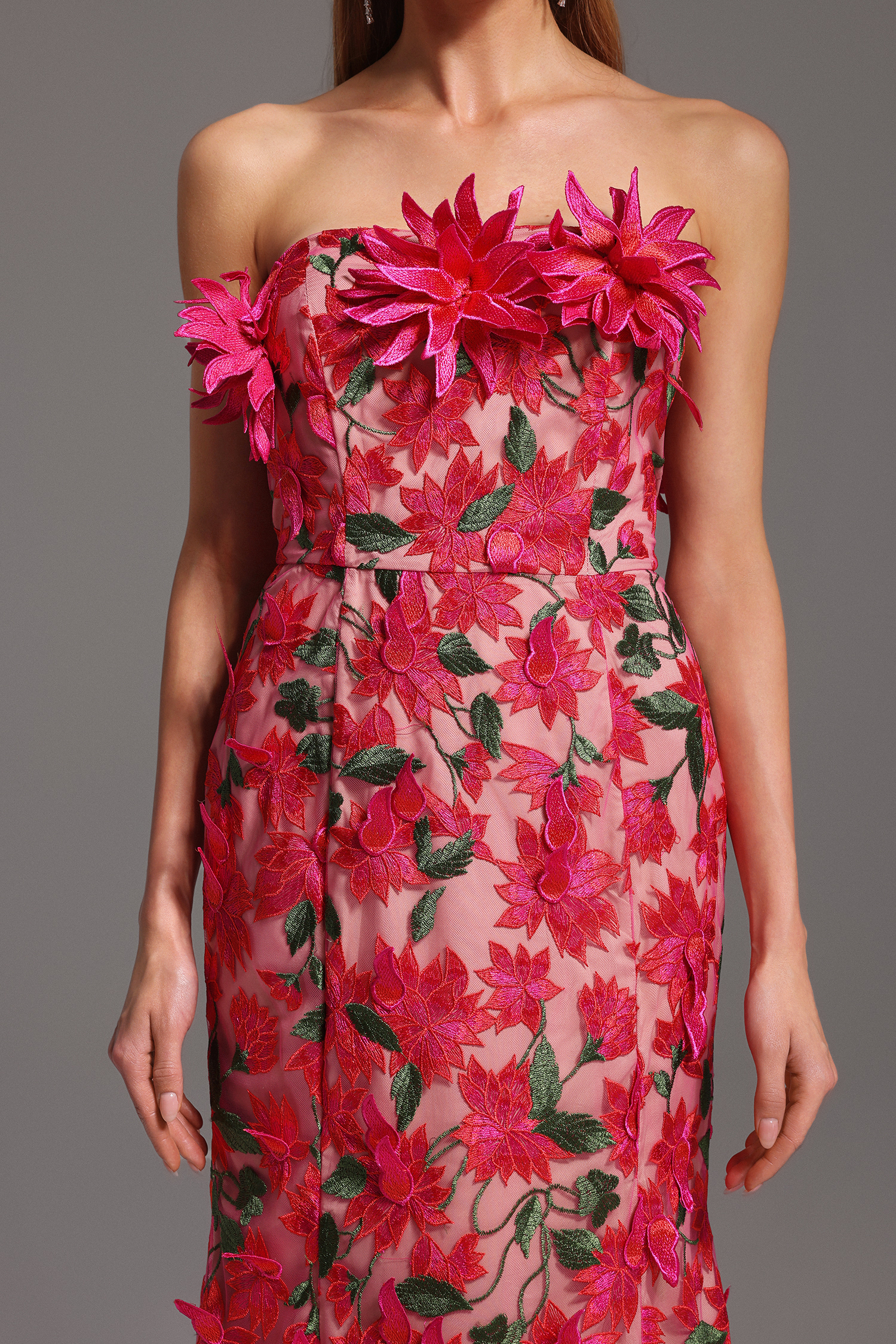 Weirdo Sleeveless Flowers Maxi Dress