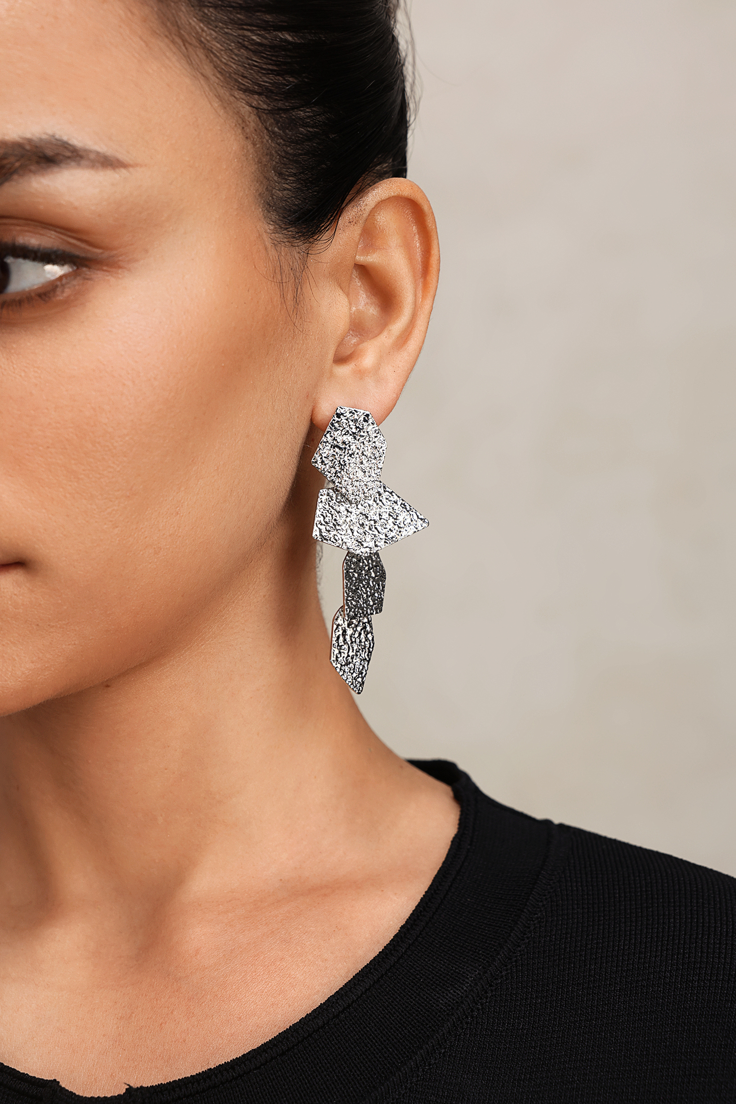 Machi Geometry Splice Earrings