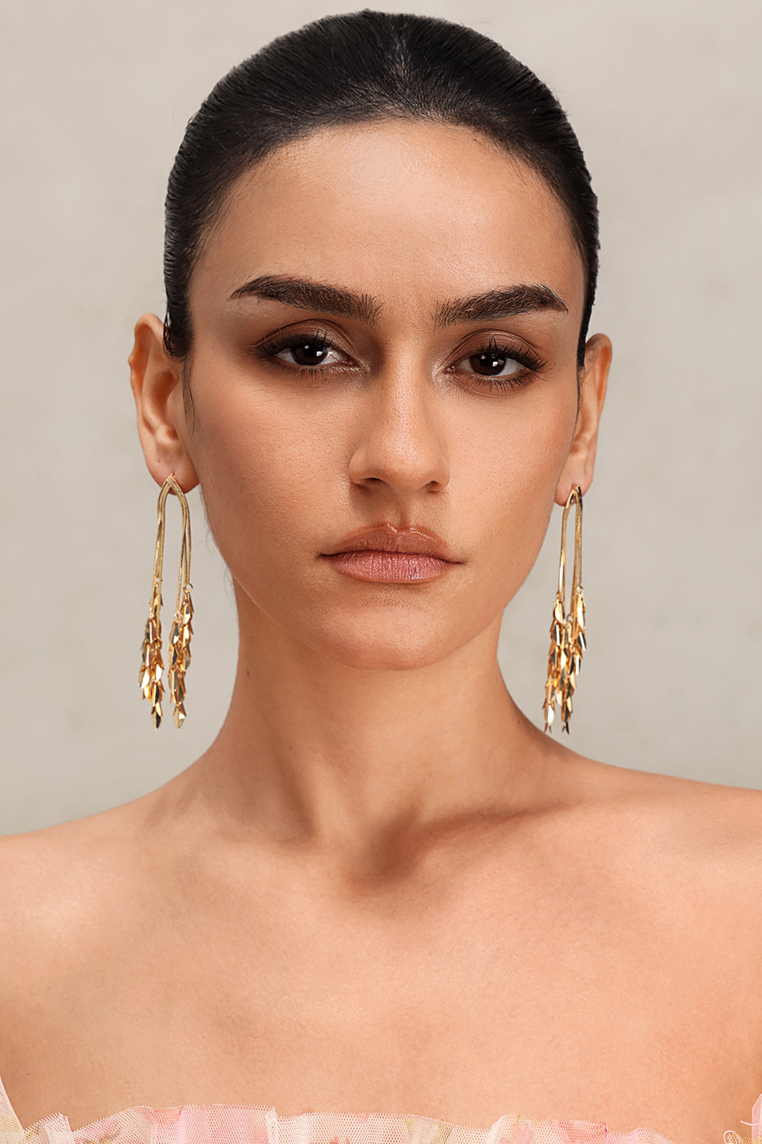 Valema Tassels Leaves Earrings