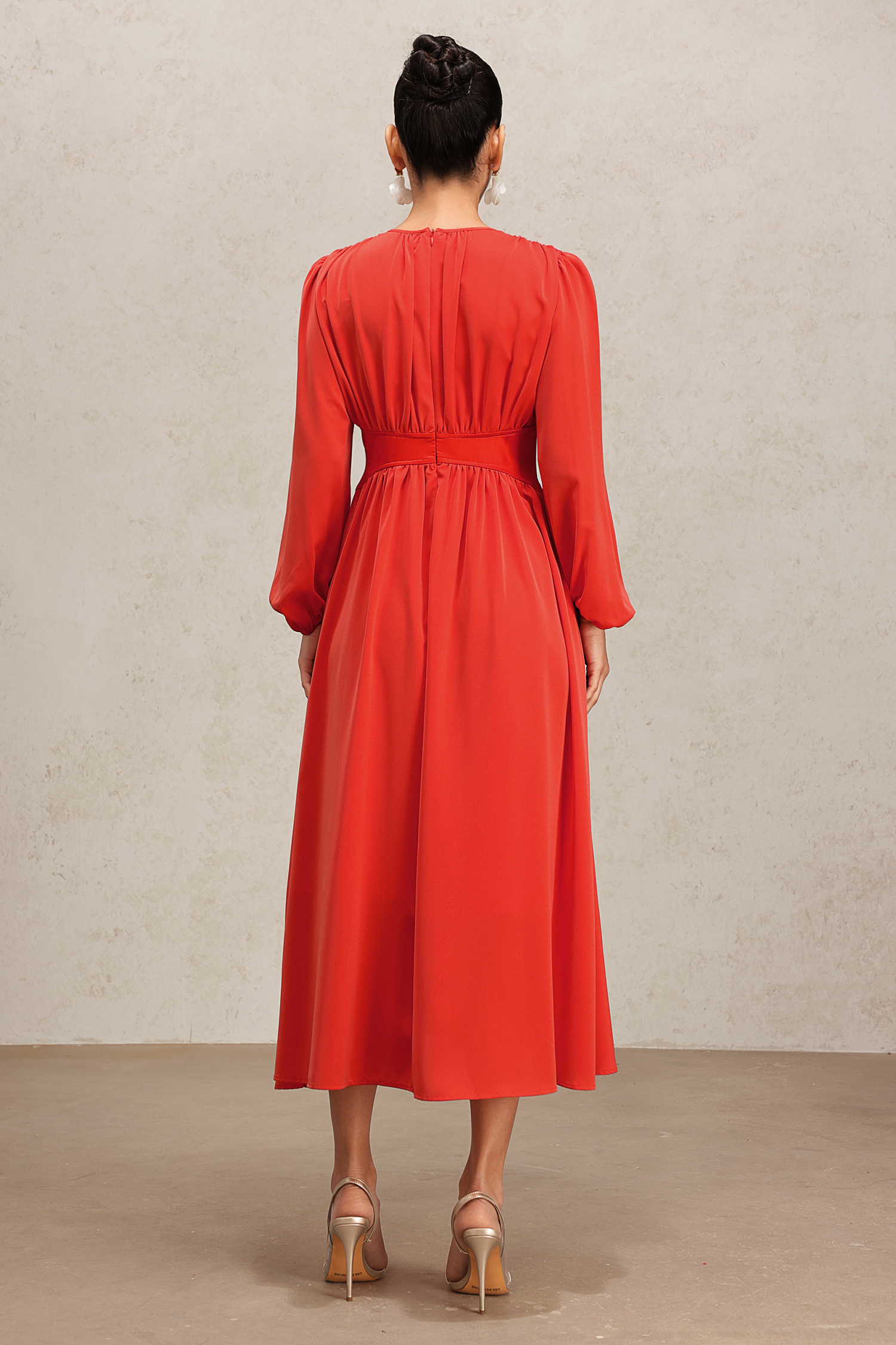 Fifer Long Sleeve Maxi Dress