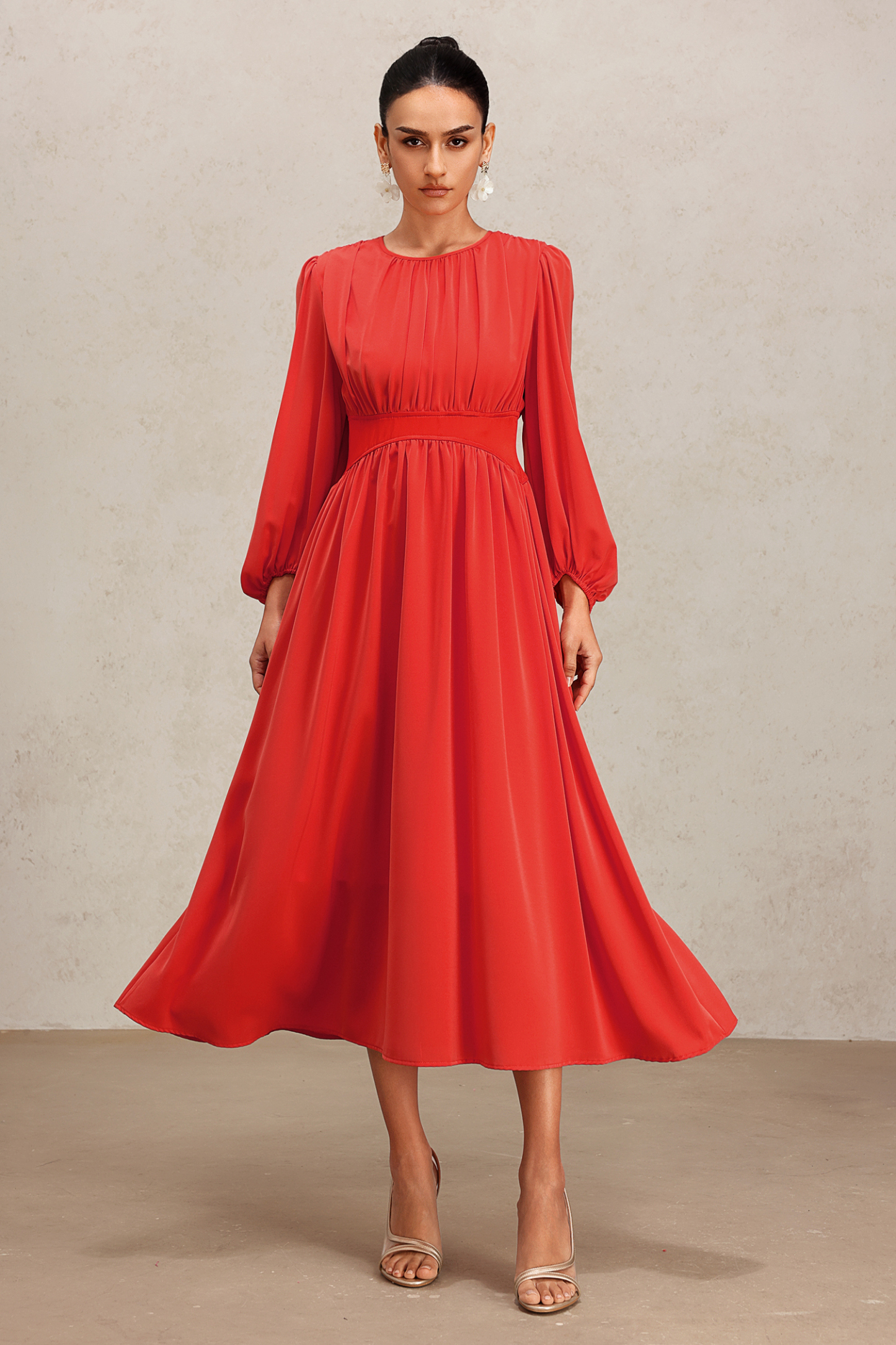 Fifer Long Sleeve Maxi Dress