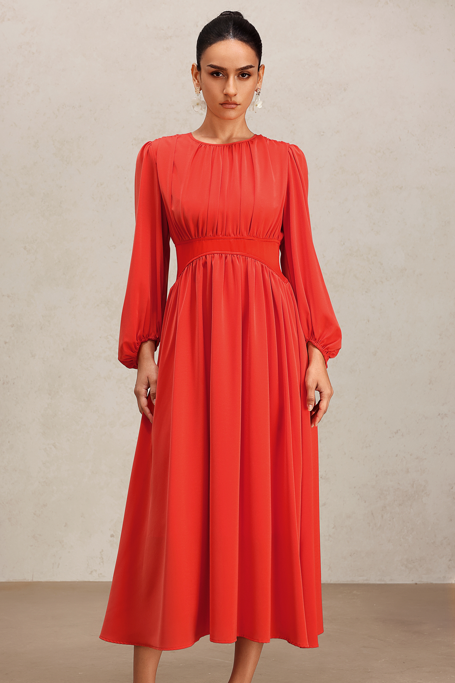 Fifer Long Sleeve Maxi Dress