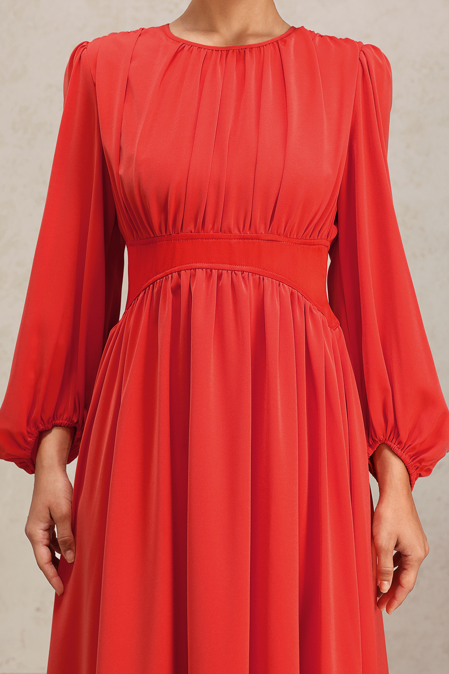 Fifer Long Sleeve Maxi Dress