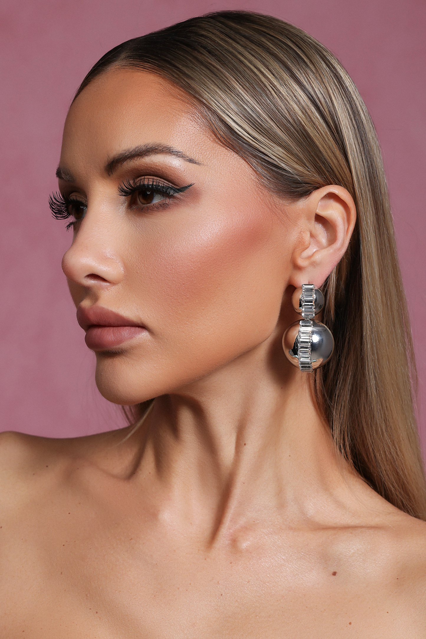 Vla Double Ball  Earrings