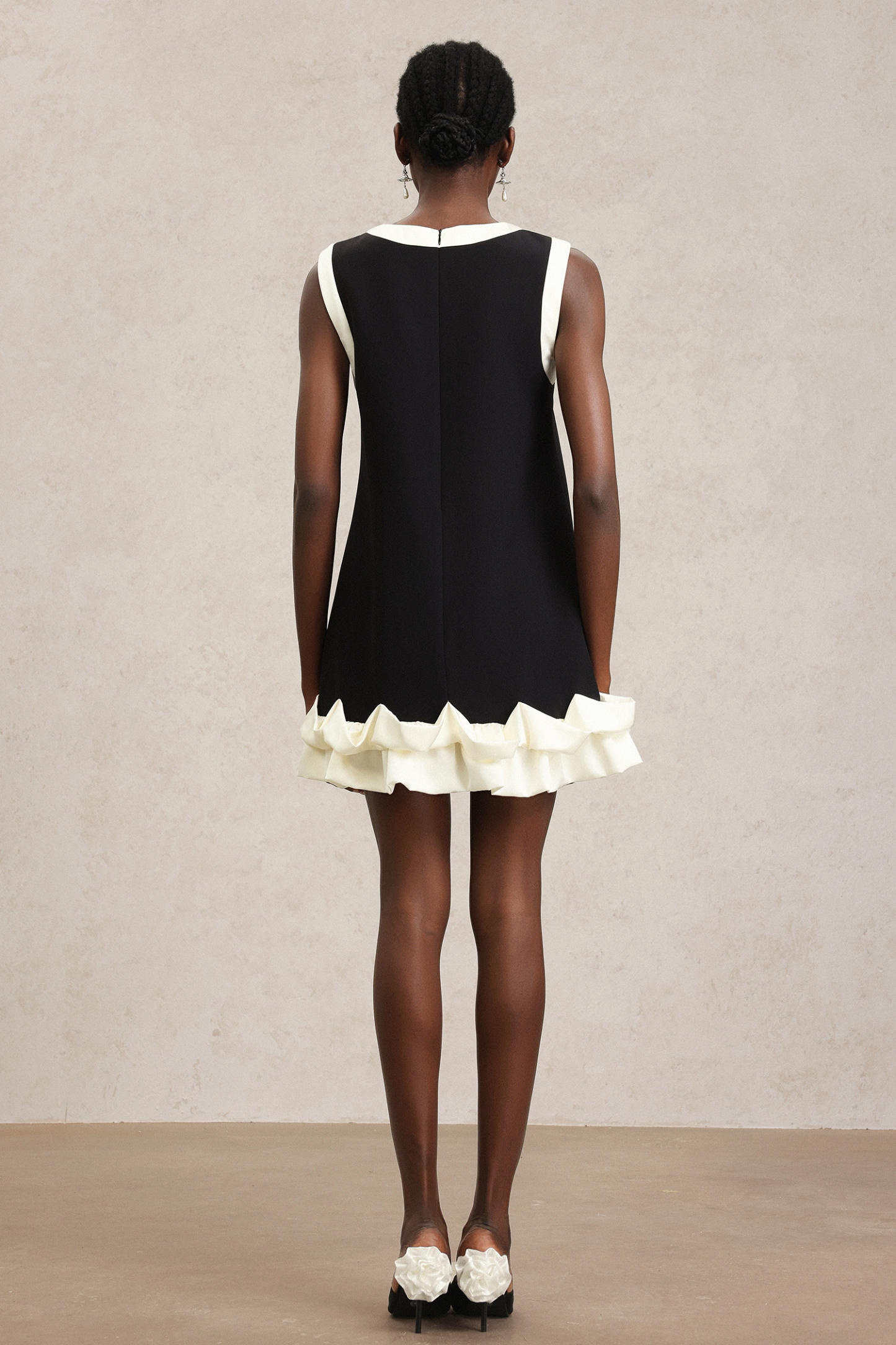 Edie Round Neck Sleeveless Sequin Mini Dress