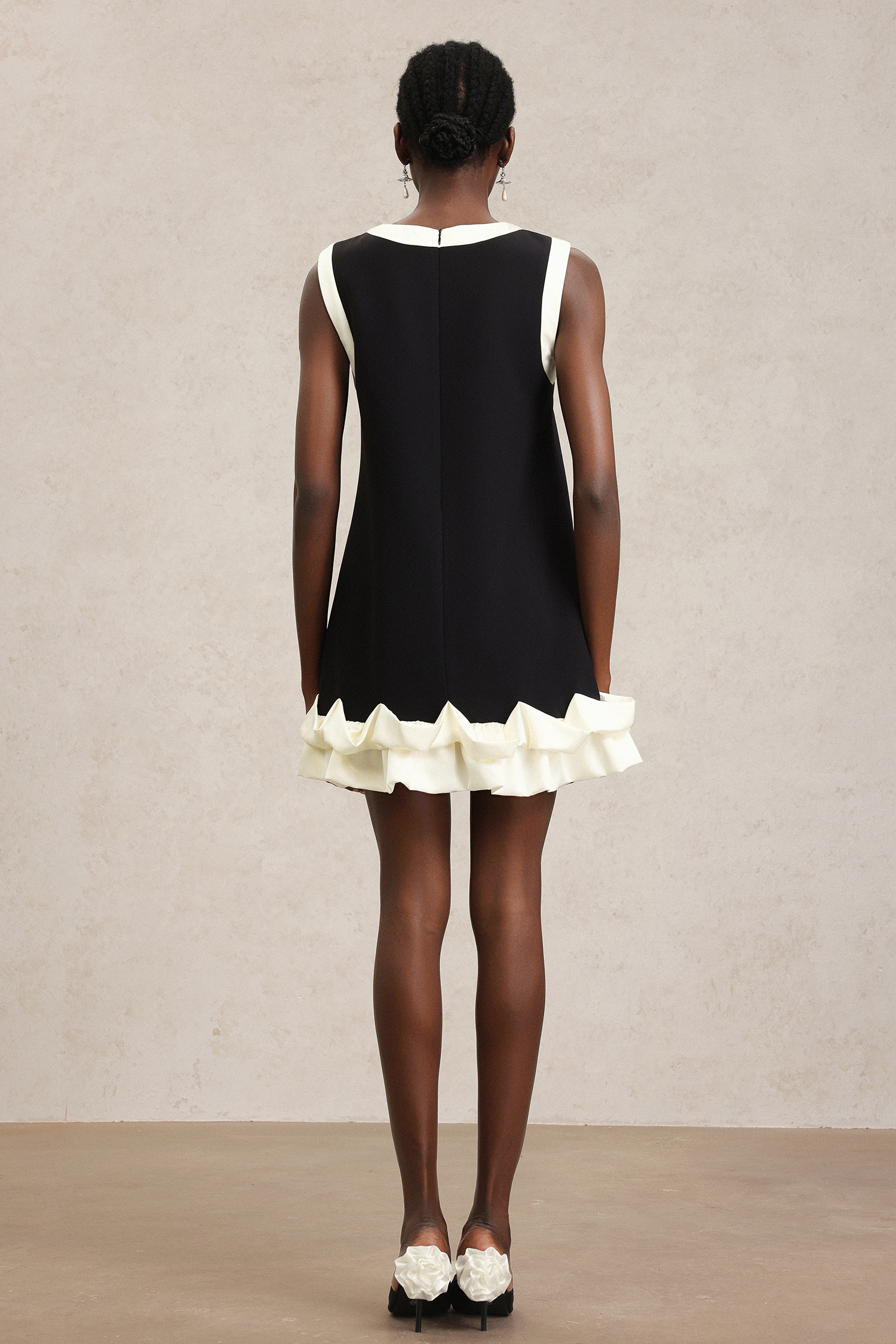 Edie Round Neck Sleeveless Sequin Mini Dress