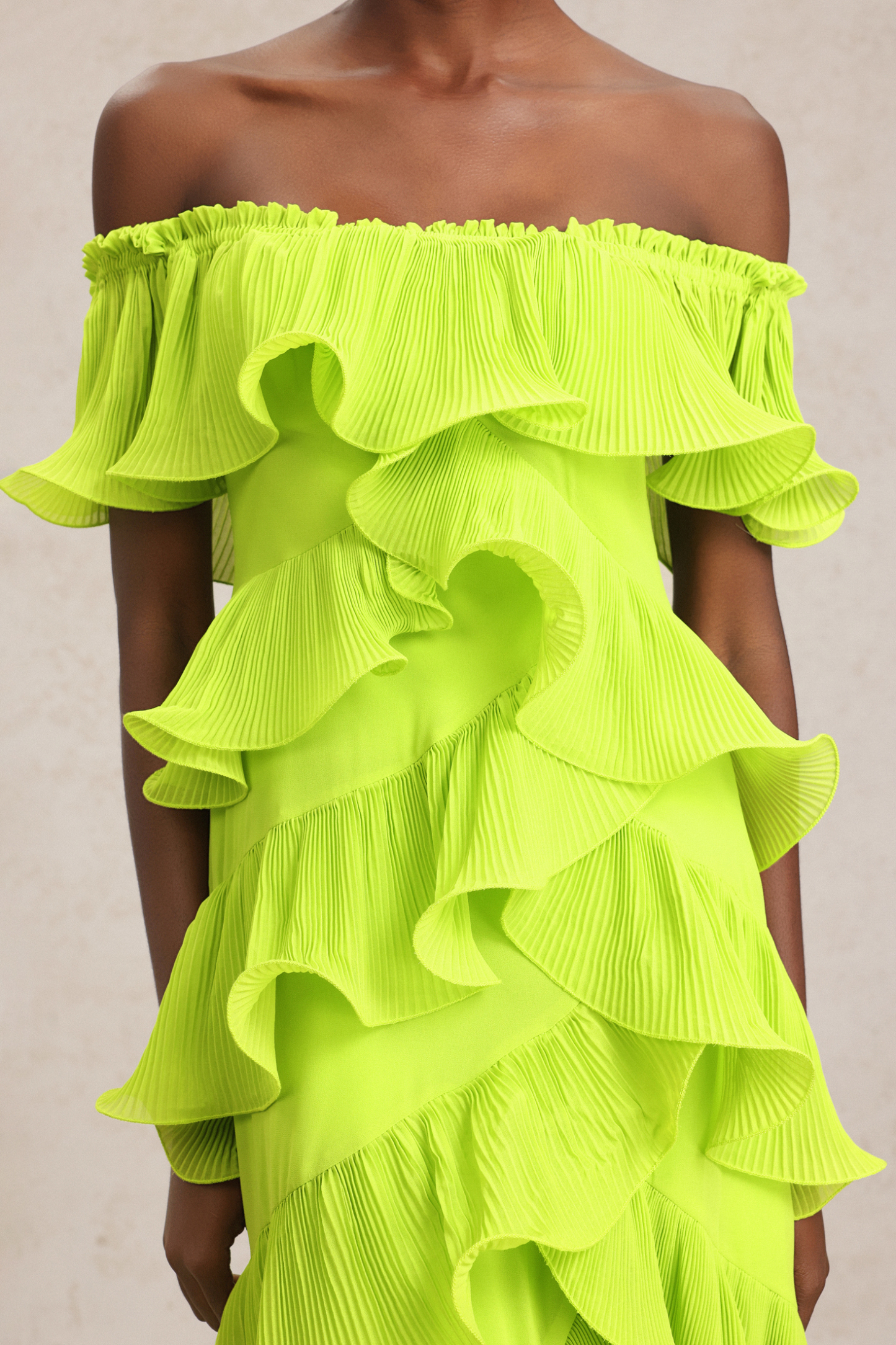 Sete Off-The-Shoulder Asymmetric Slit Maxi Dress