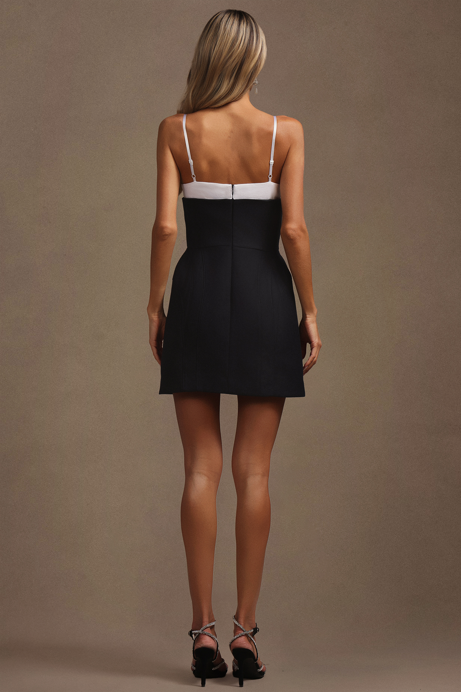 Piala Halter Bowknot Mini Dress