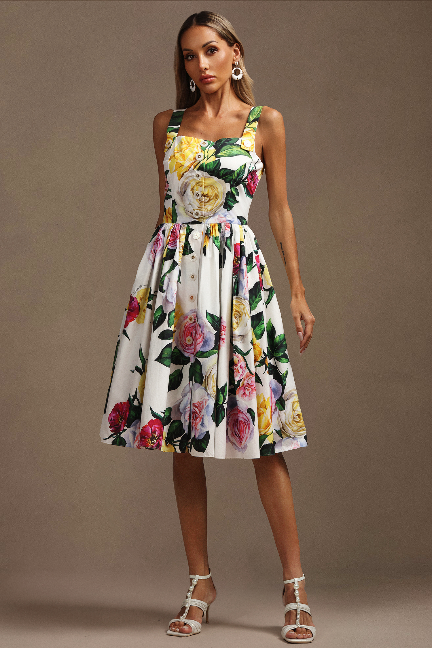 Kandiss Halter Floral Printed Mini Dress