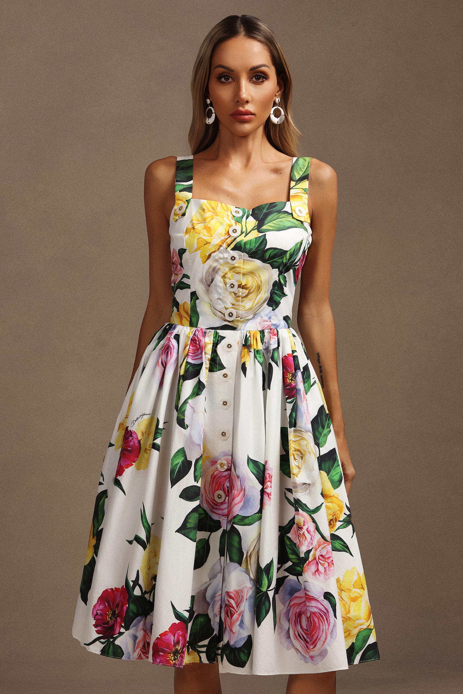 Kandiss Halter Floral Printed Mini Dress