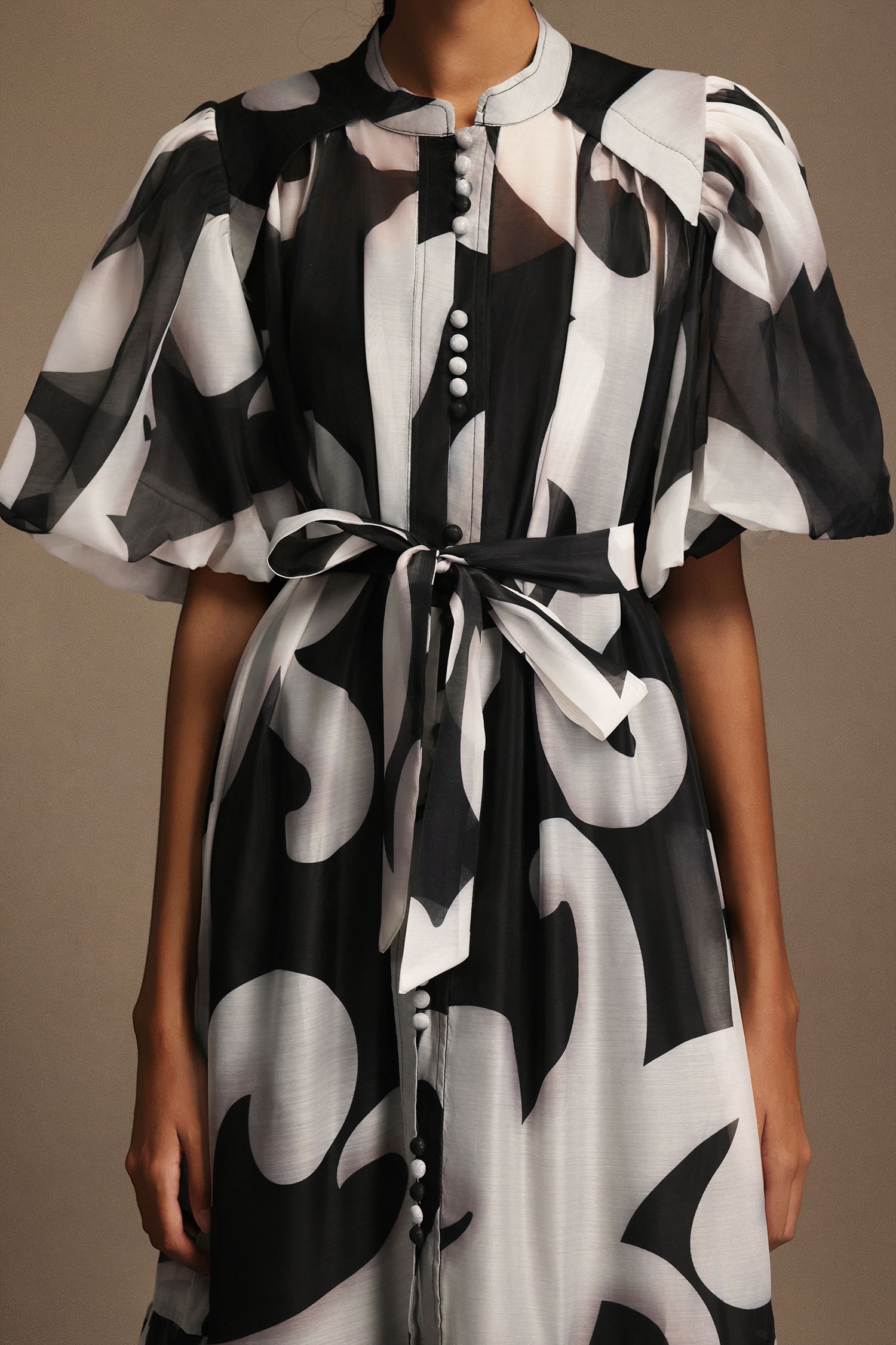 Jacqueline Round Neck Floral Printed Short Sleeves Maxi Dress