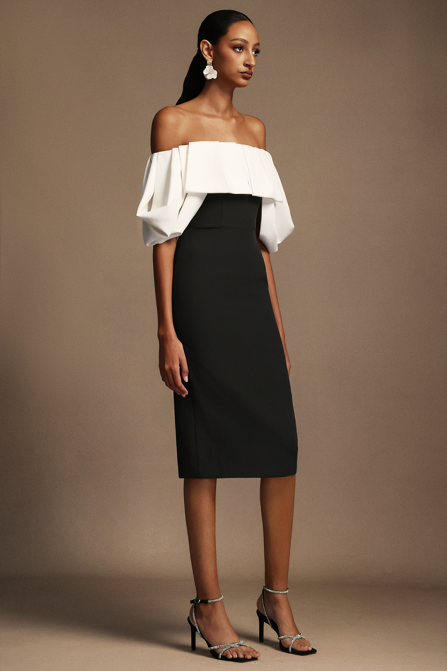 Rava Off-The-Shoulder Midi Dress
