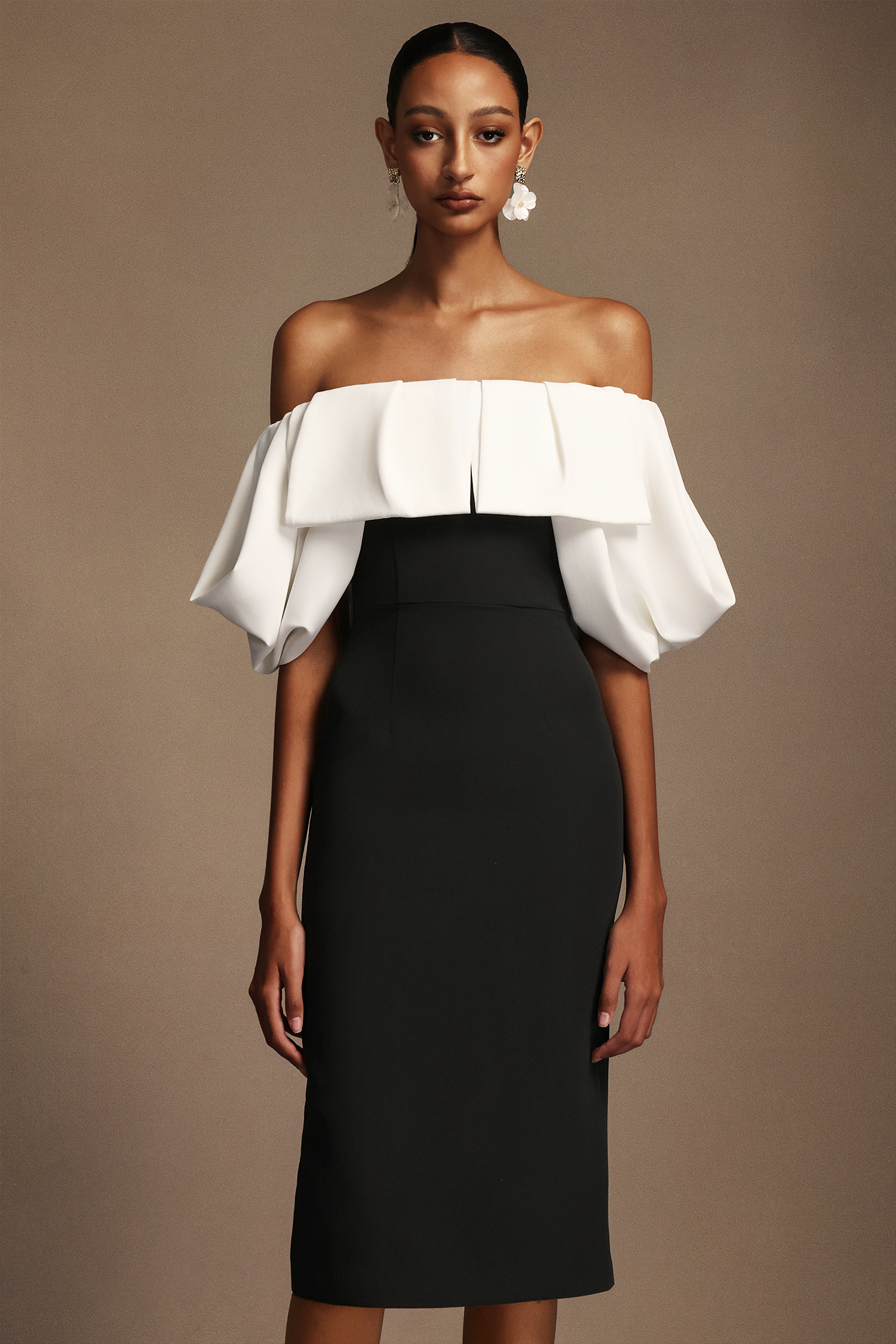 Rava Off-The-Shoulder Midi Dress