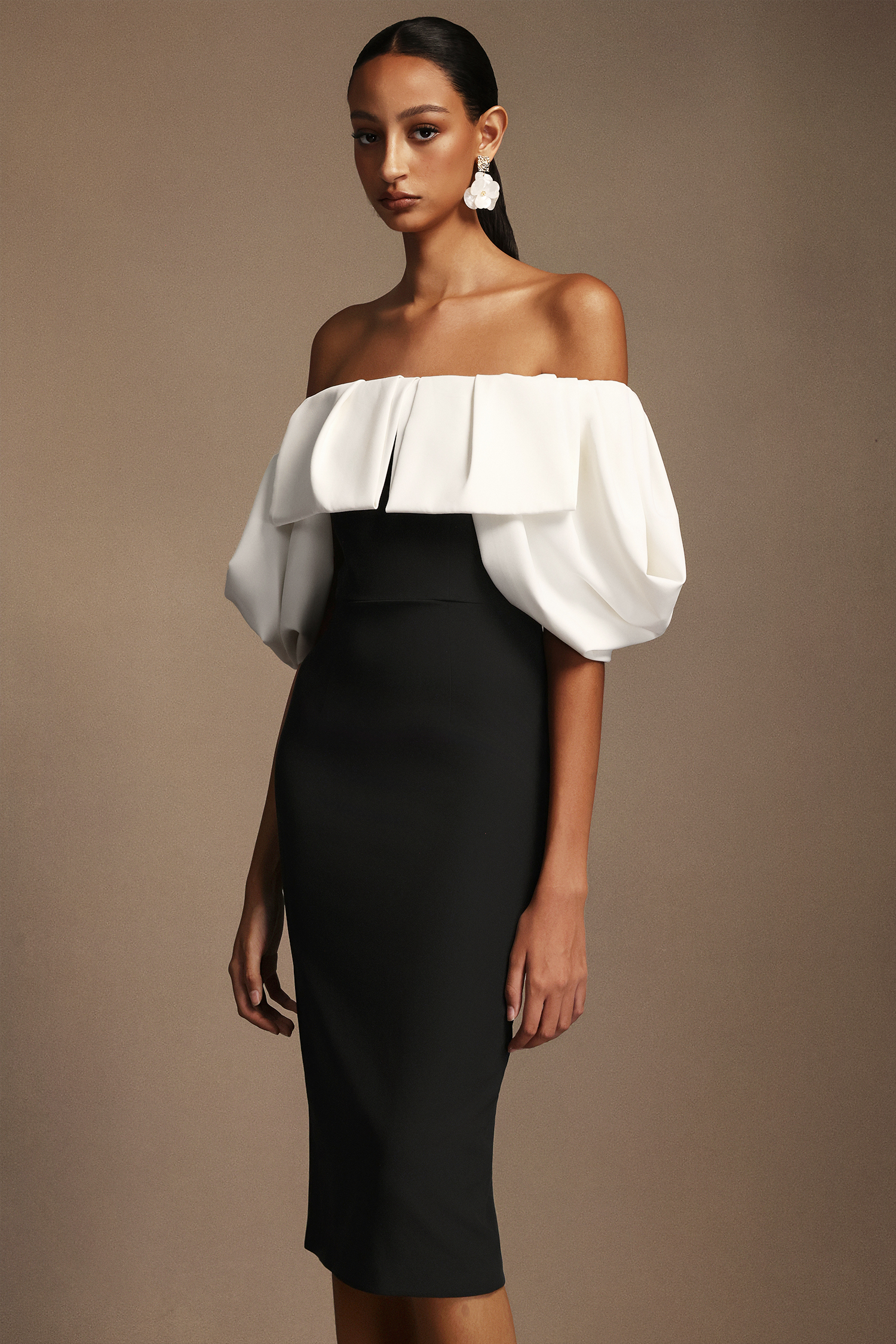 Rava Off-The-Shoulder Midi Dress