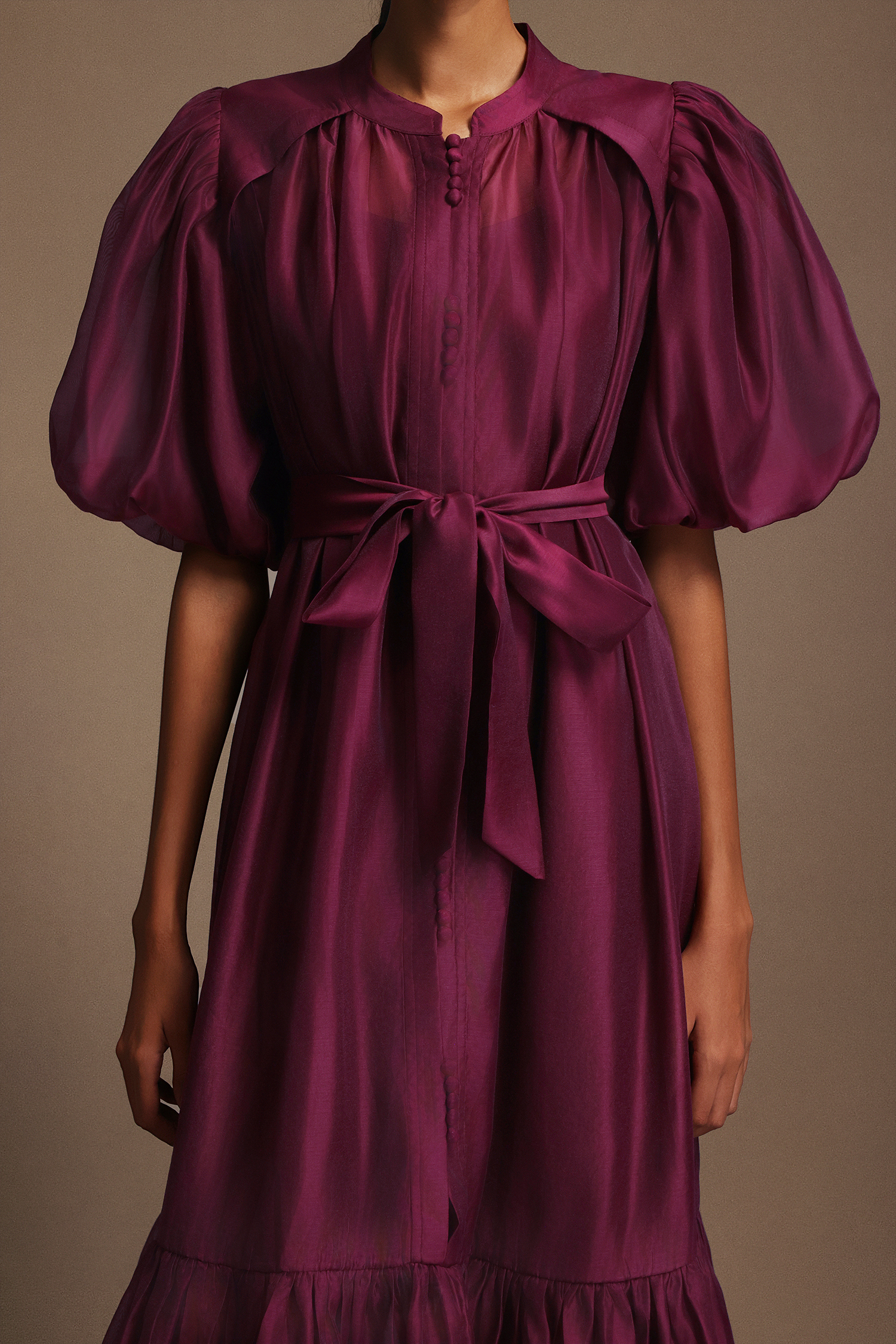 Dlasa Short Sleeves Round Neck Maxi Dress