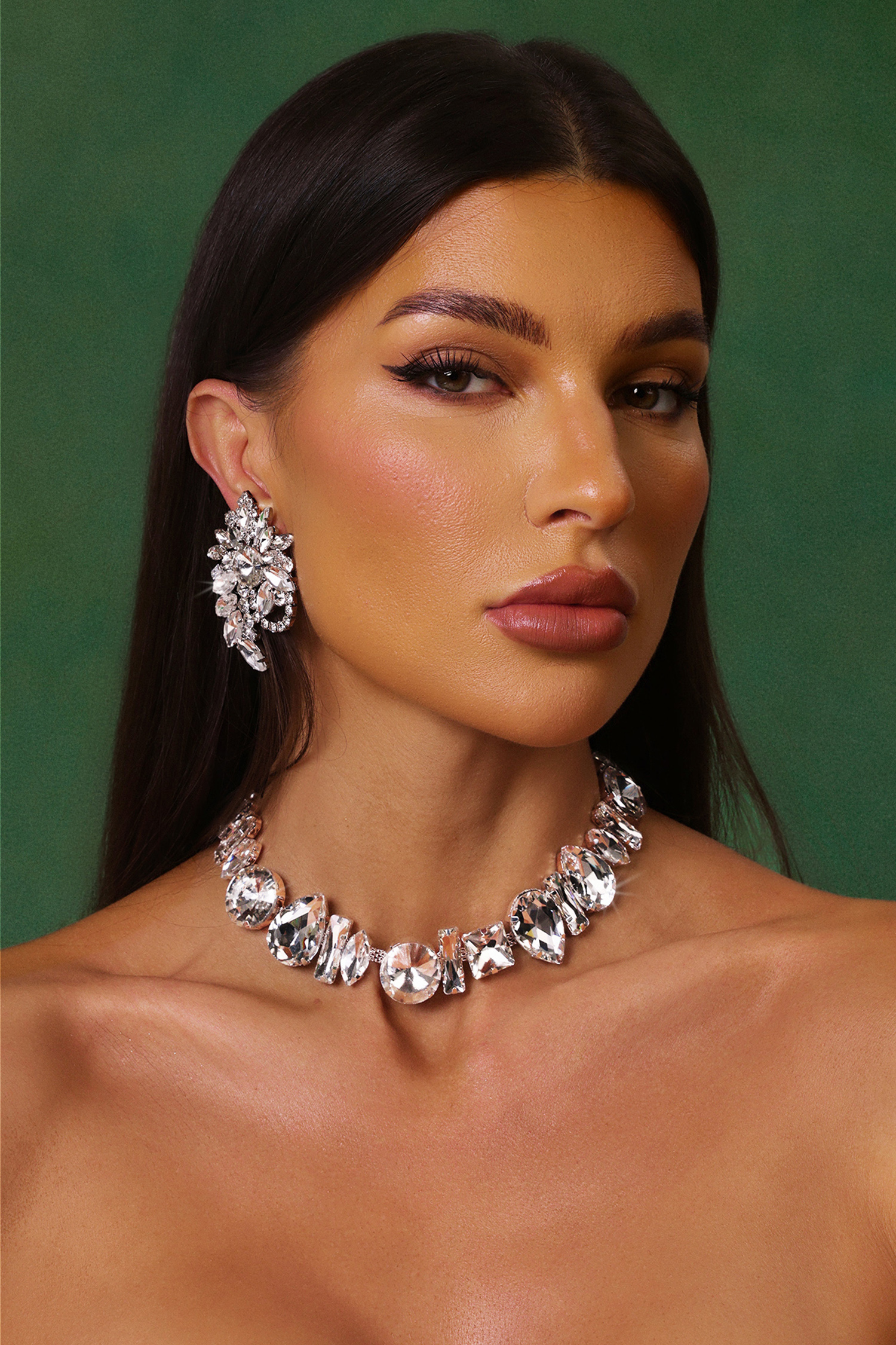Dora Diamond Irregular Necklace