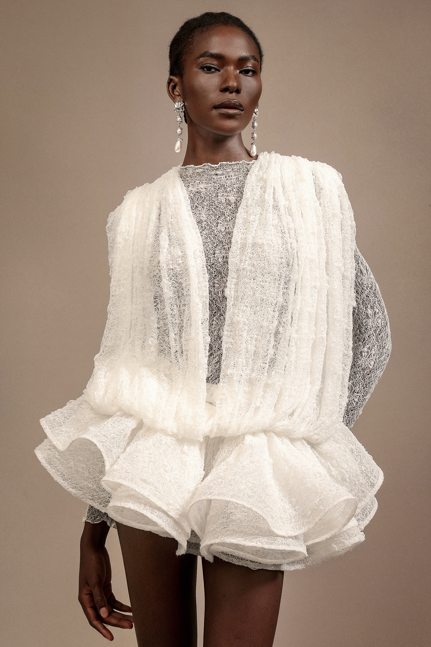 Flava Long Sleeves Mini Dress Two-Piece Set