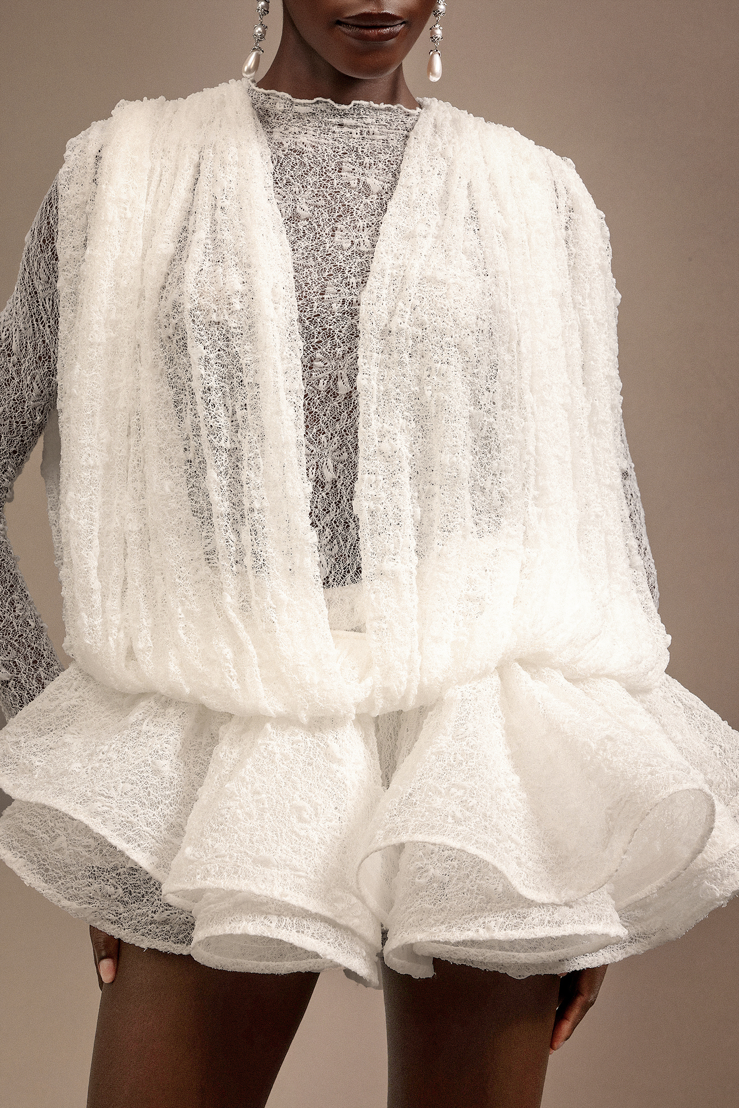 Flava Long Sleeves Mini Dress Two-Piece Set