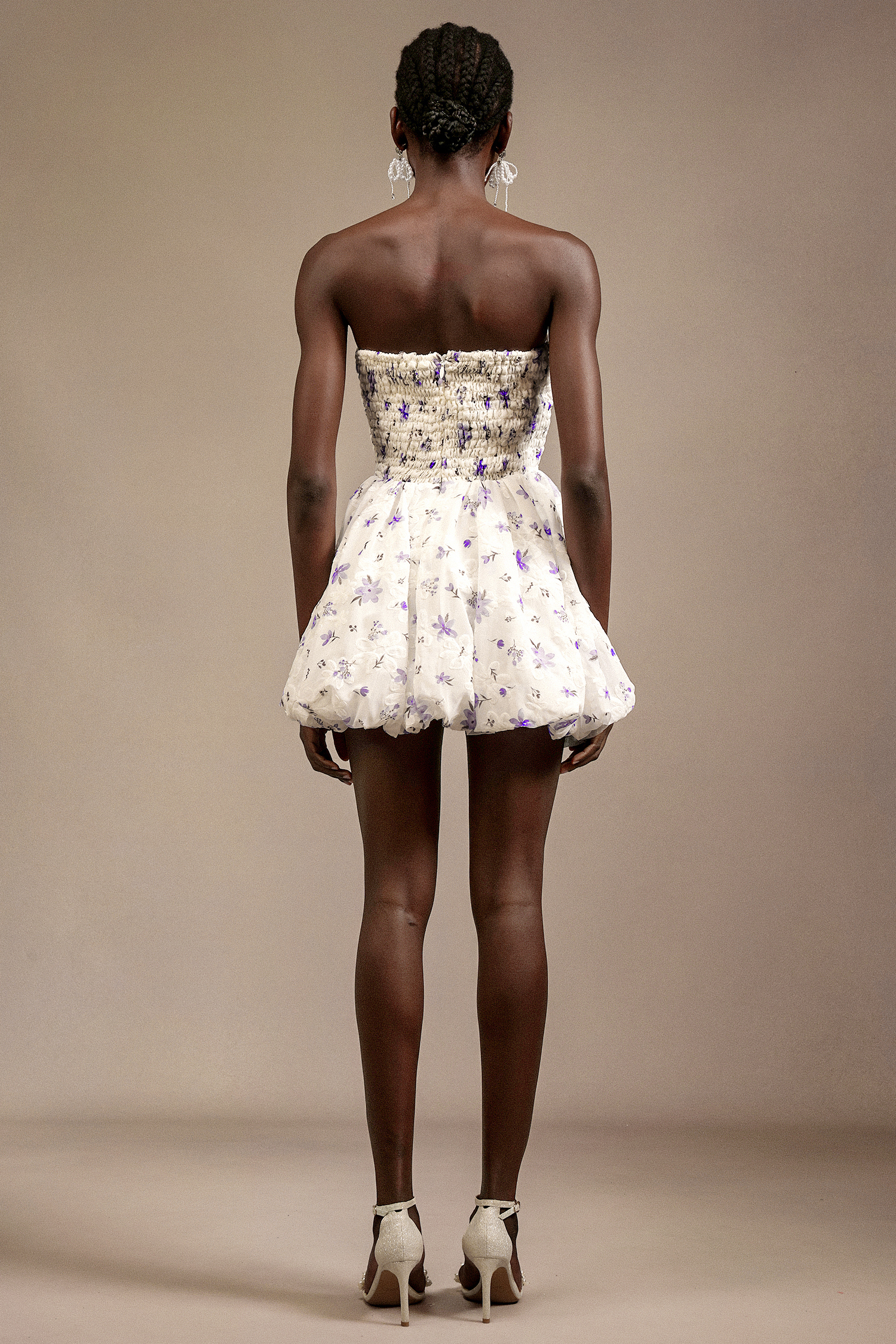 Marne Sleeveless Floral Printed Mini Dress