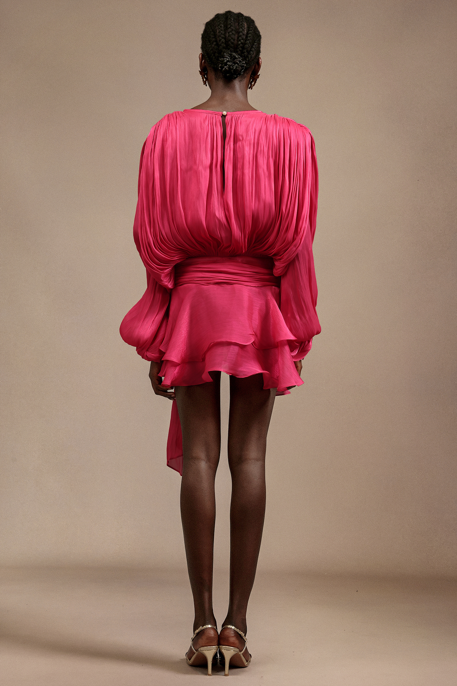 Syre Long Sleeves Streamer Mini Dress